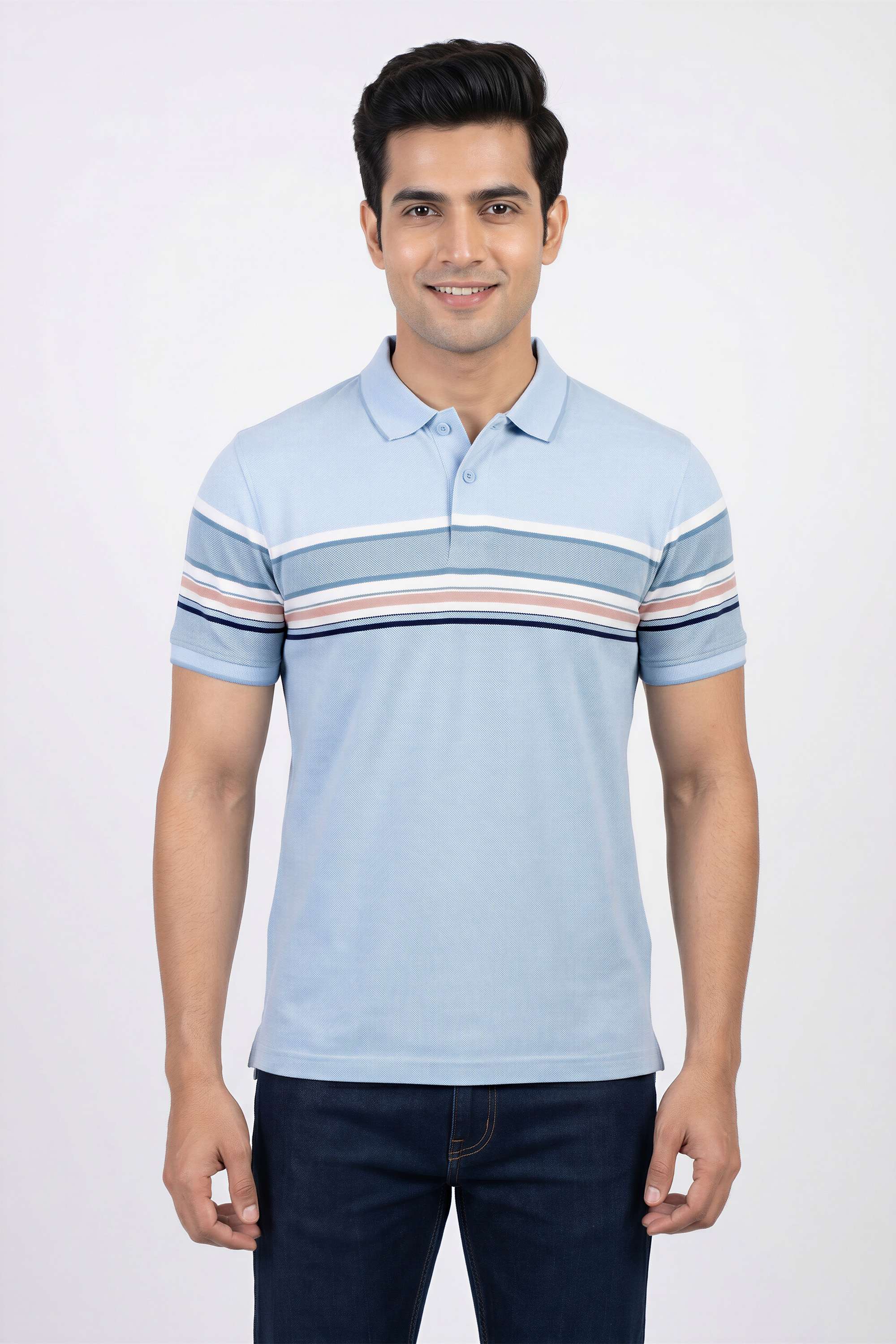 Stripes-Poly-Cotton-Regular-Fit-Men-s-T-Shirt