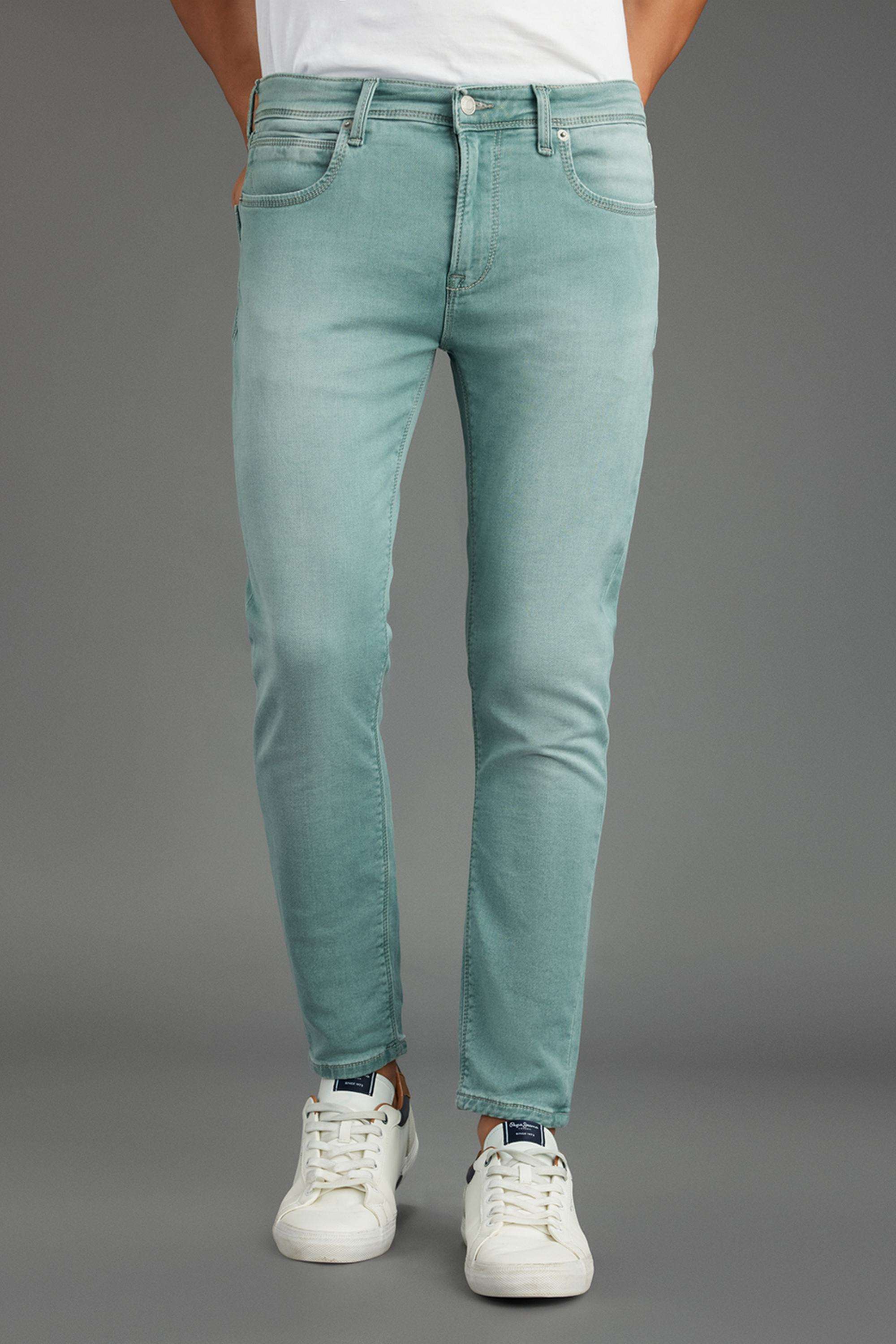 Solid-Cotton-Stretch-Slim-Fit-Men-s-Jeans