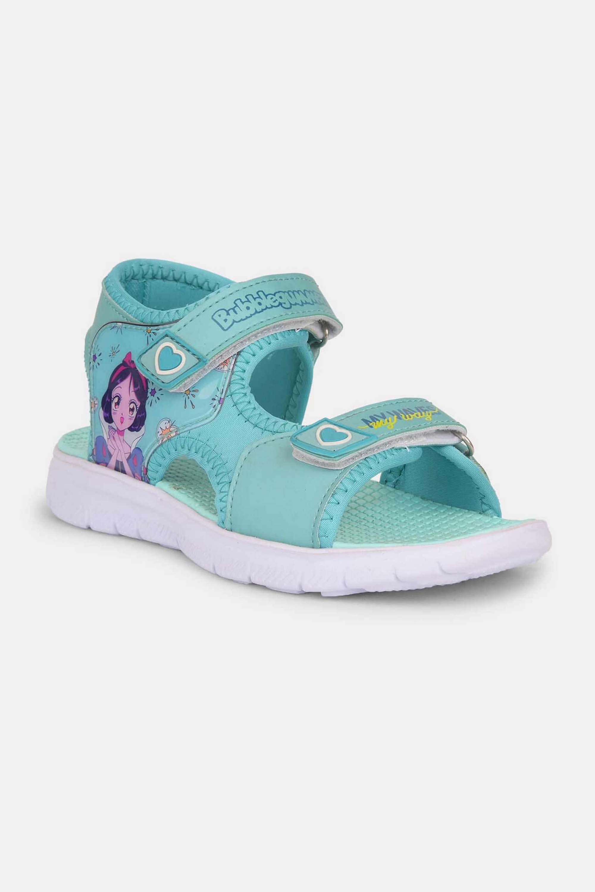 Synthetic-Velcro-Girls-Mules