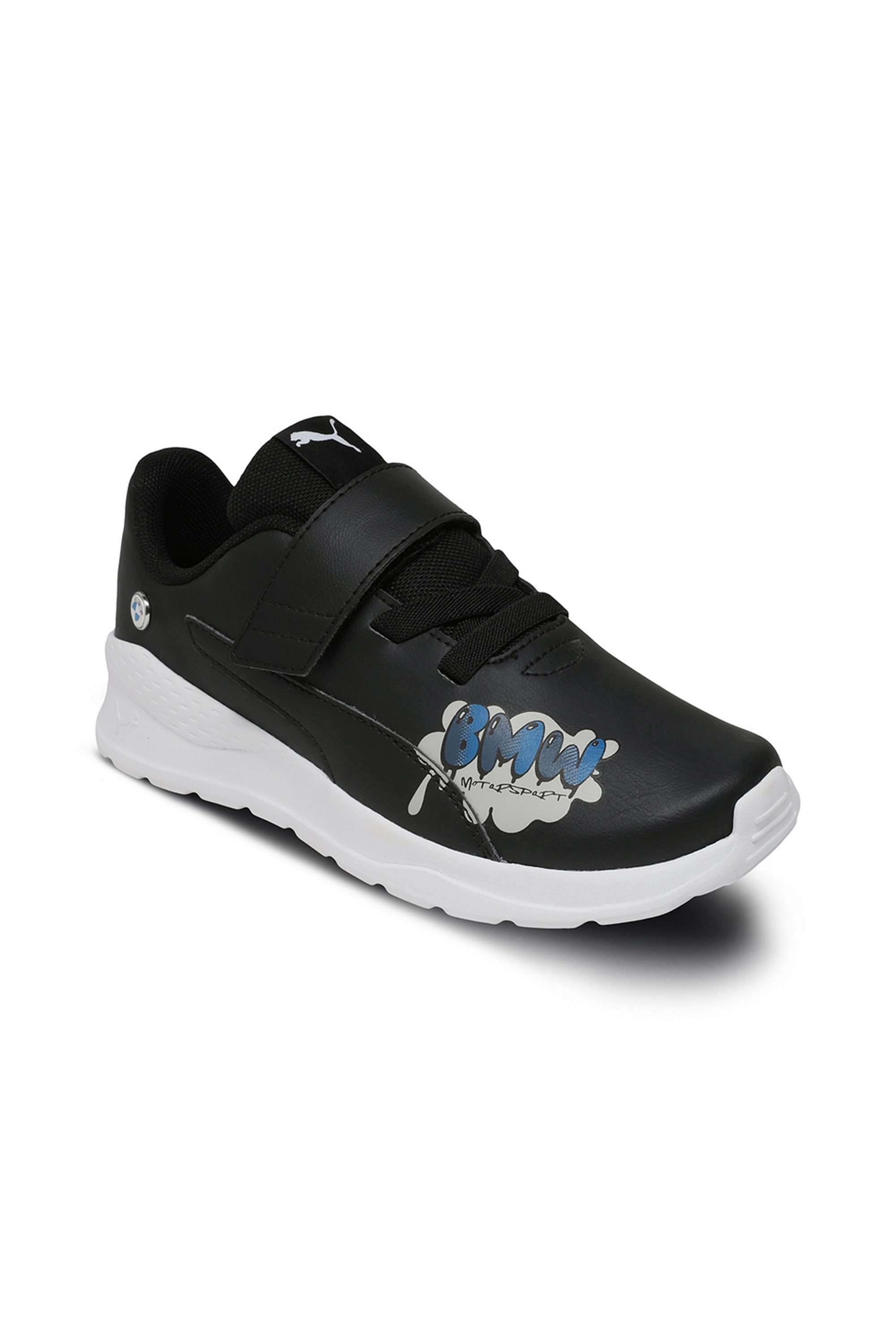 BMW-M-Motorsport-Anzarun-Synthetic-Low-Tops-Hook-&-Loop-Boys-Sneakers