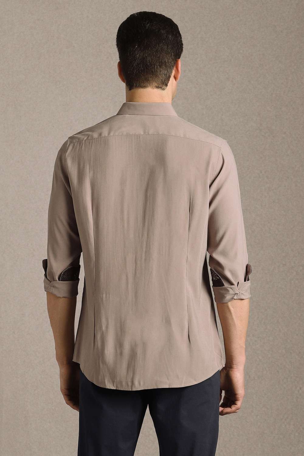 Solid-Rayon-Blend-Slim-Fit-Men-s-Shirt