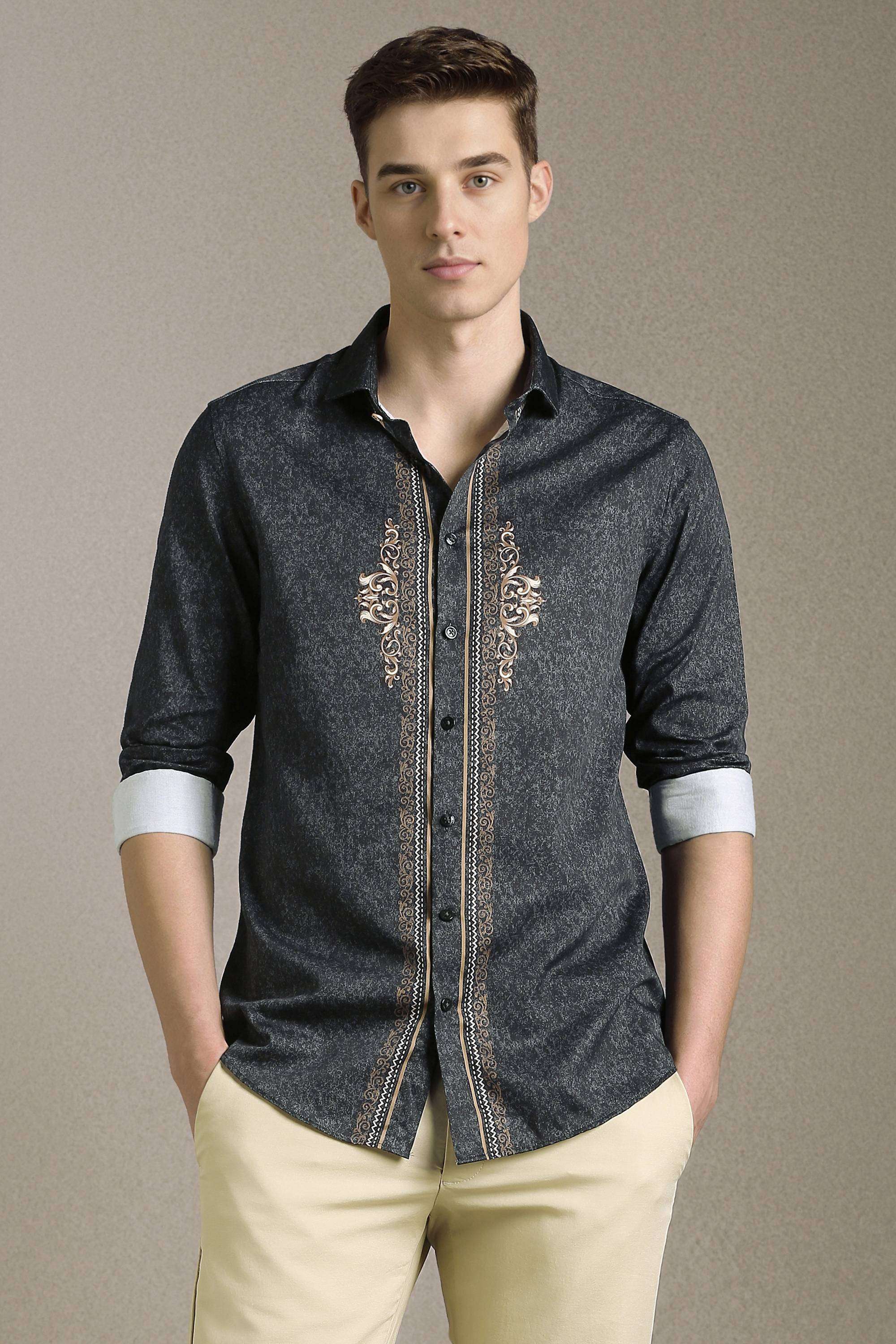 Printed-Cotton-Slim-Fit-Men-s-Shirt