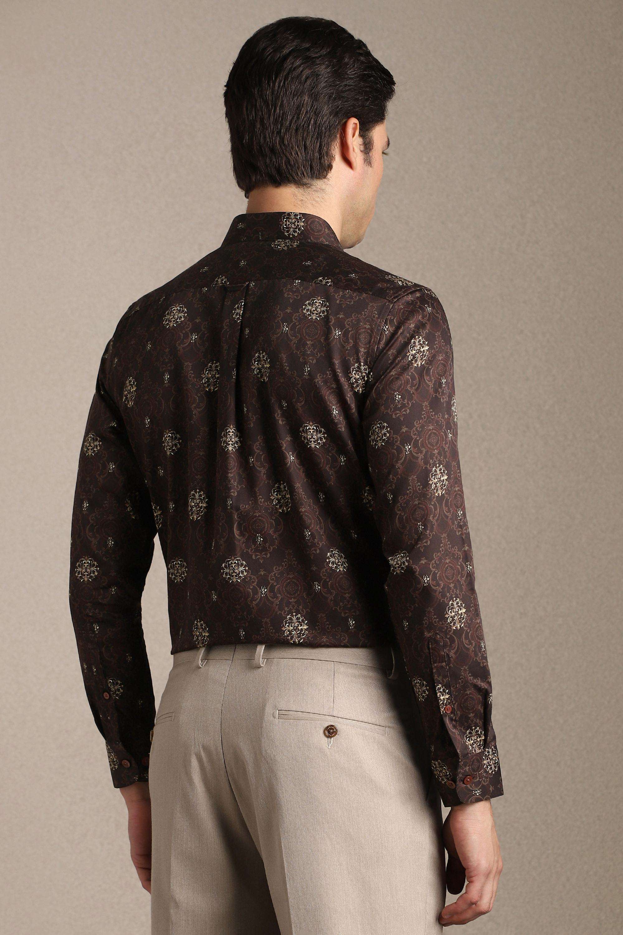 Printed-Cotton-Slim-Fit-Men-s-Casual-Wear-Shirt