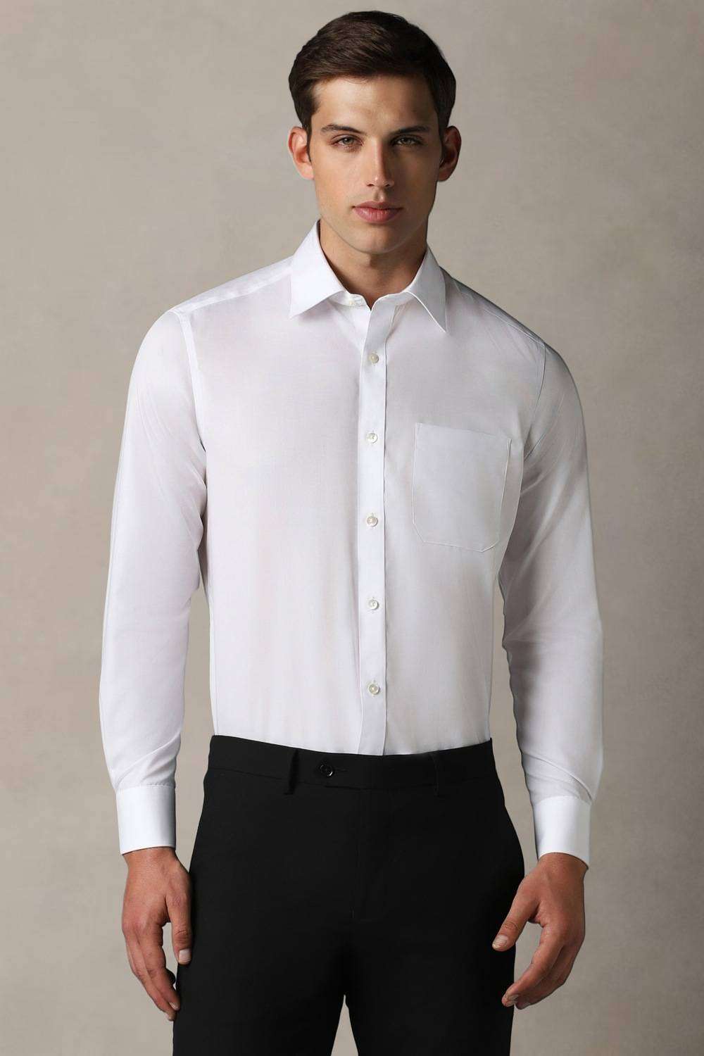Solid-Cotton-Regular-Fit-Men-Formal-Wear-Shirt