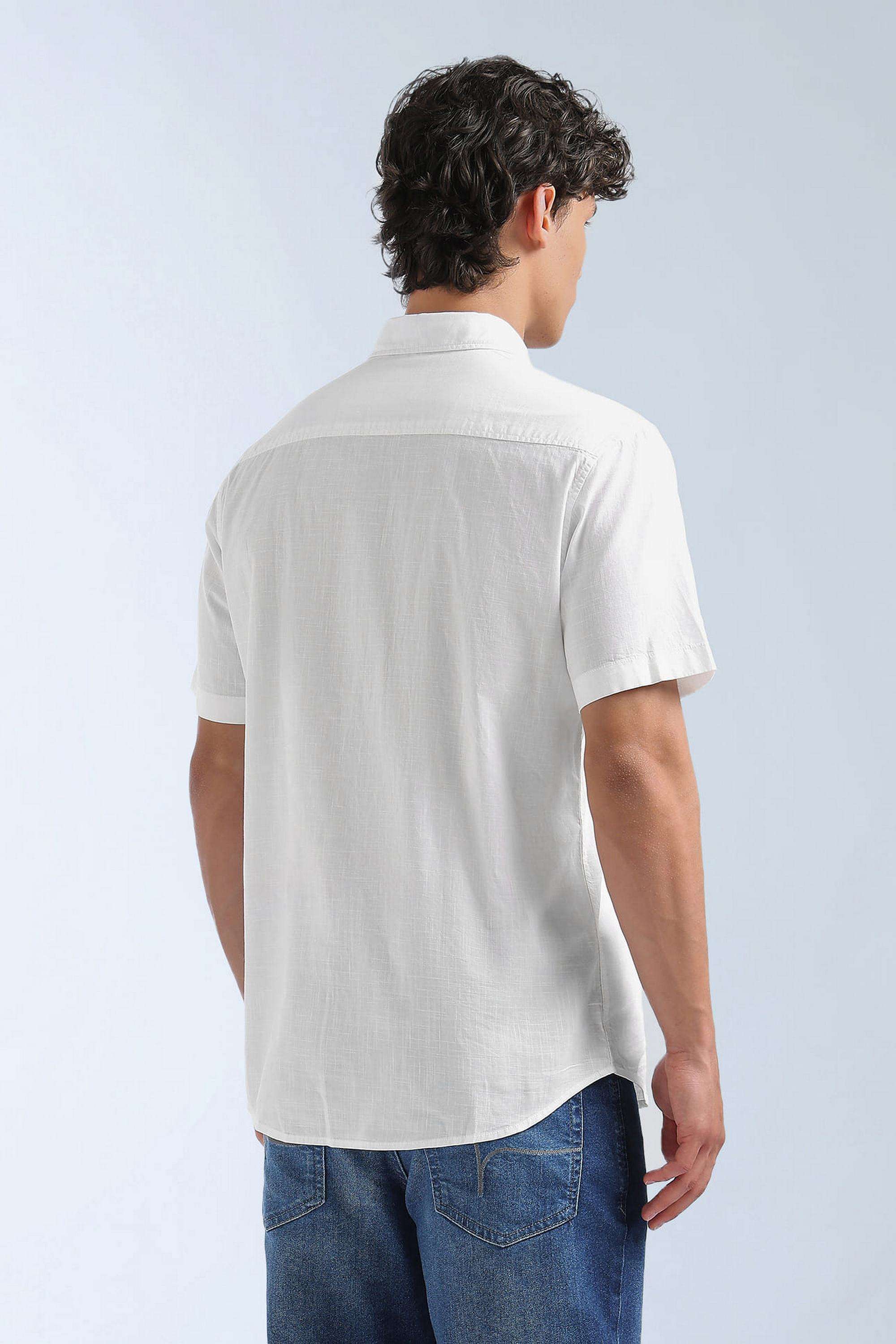 Solid-Cotton-Slim-Fit-Men-s-Shirt