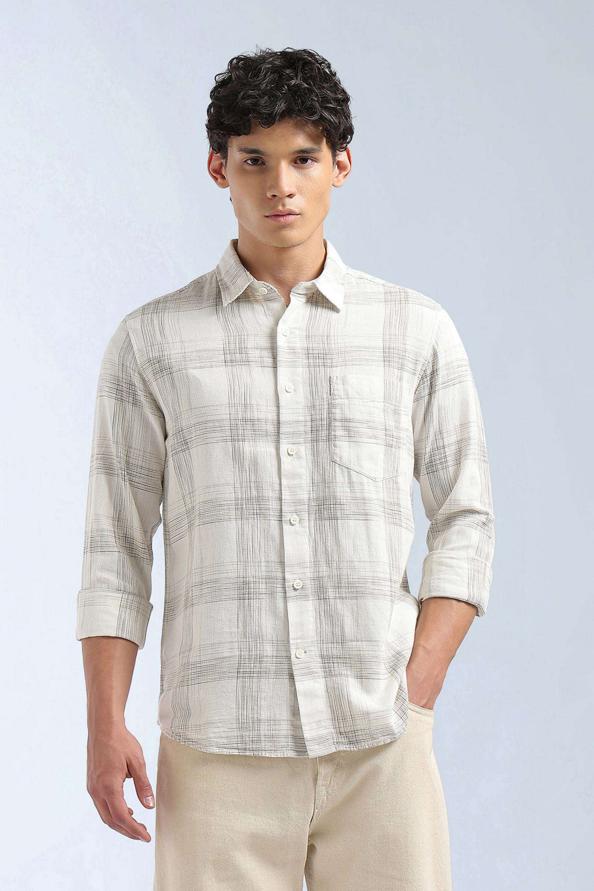 Checks-Cotton-Slim-Fit-Men-s-Shirt