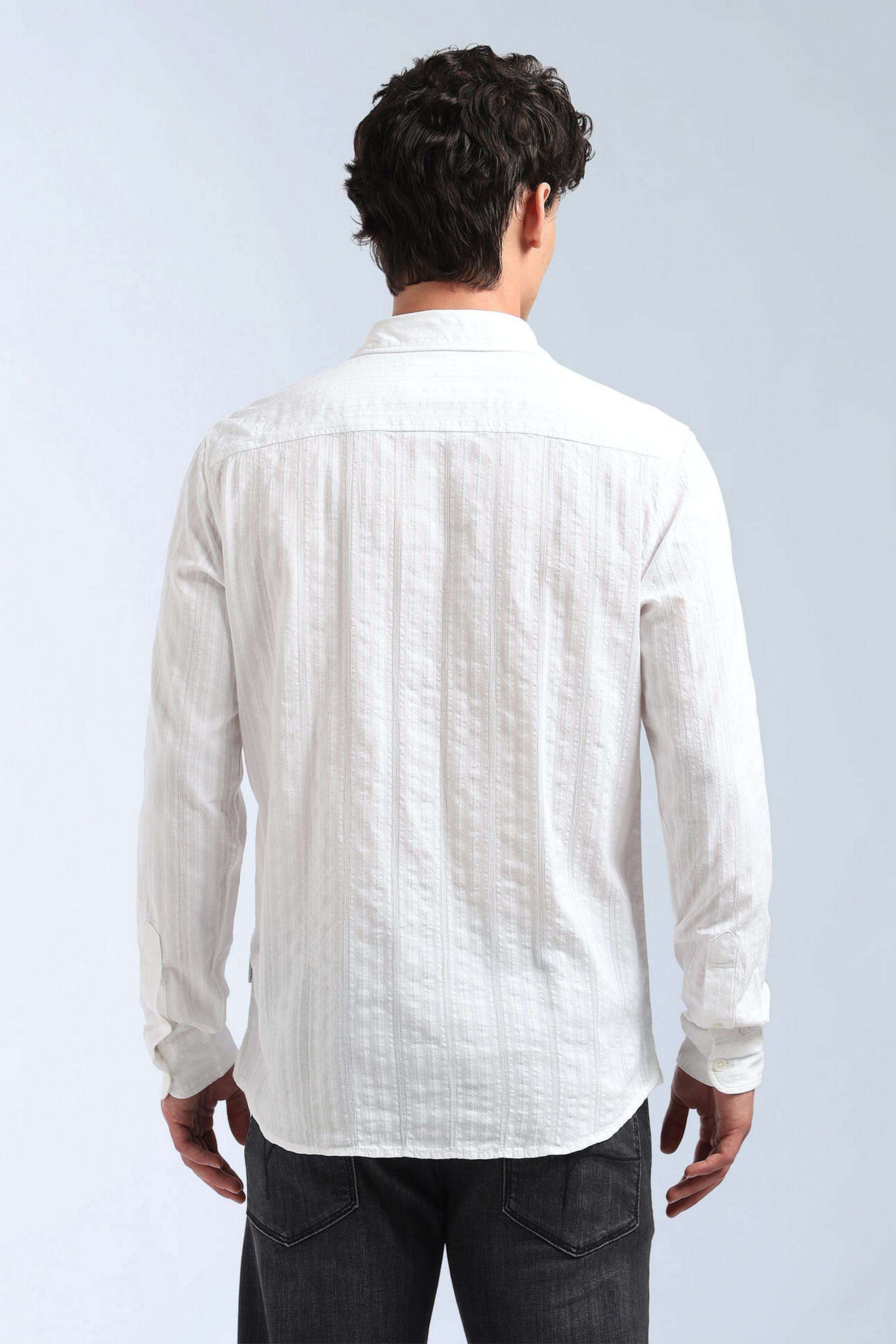 Solid-Cotton-Slim-Fit-Men-s-Shirt