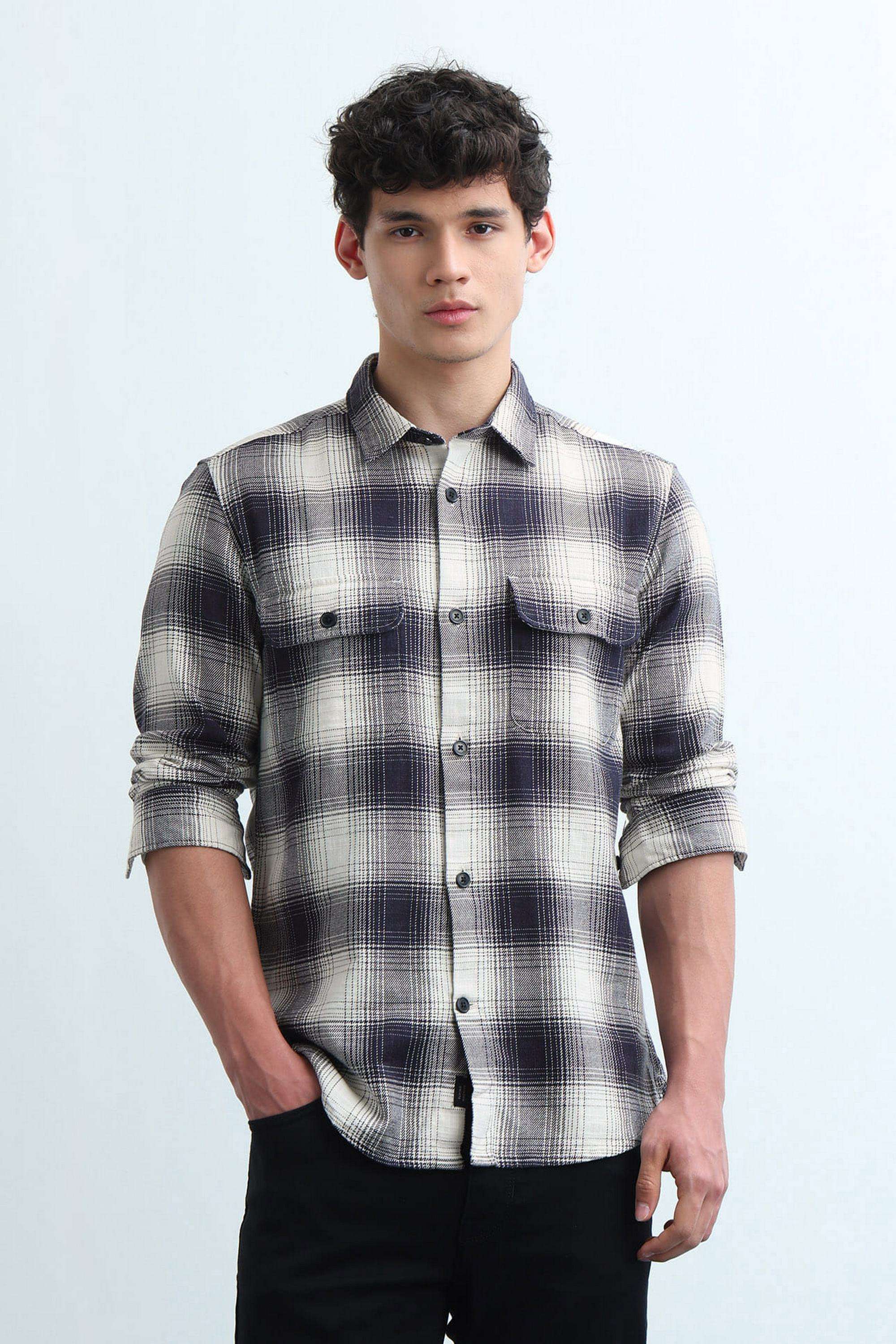 Checks-Cotton-Slim-Fit-Men-s-Shirt