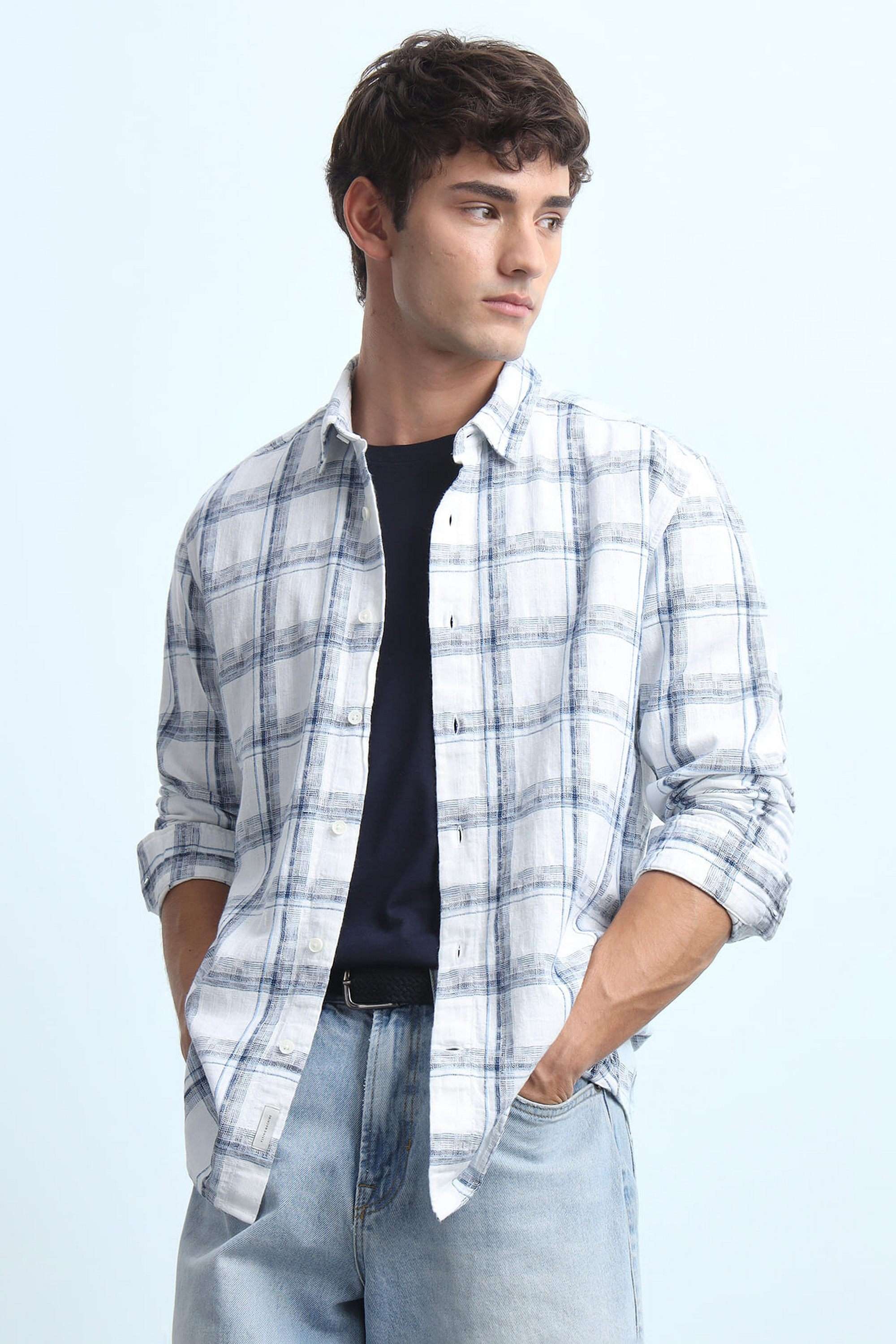 Checks-Cotton-Slim-Fit-Men-s-Casual-Shirt