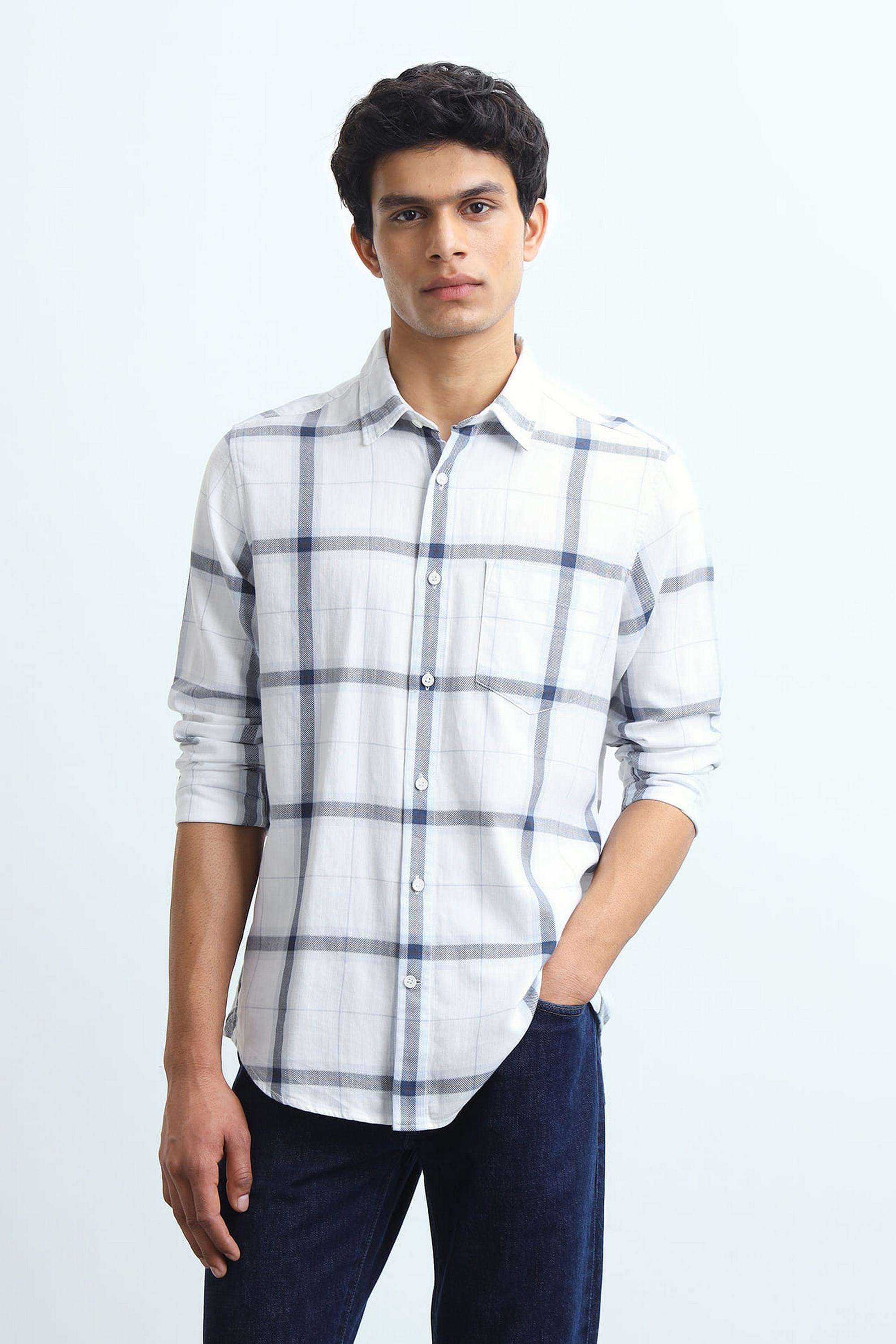 Checks-Cotton-Slim-Fit-Men-s-Shirt