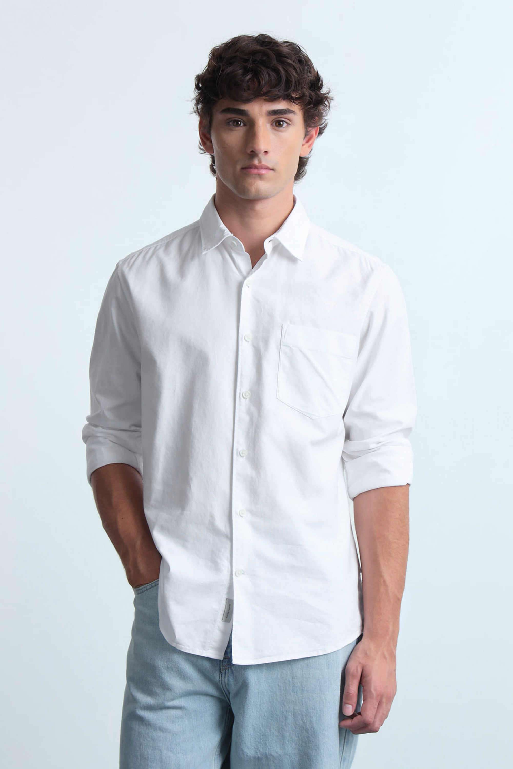 Solid-Cotton-Slim-Fit-Men-s-Shirt