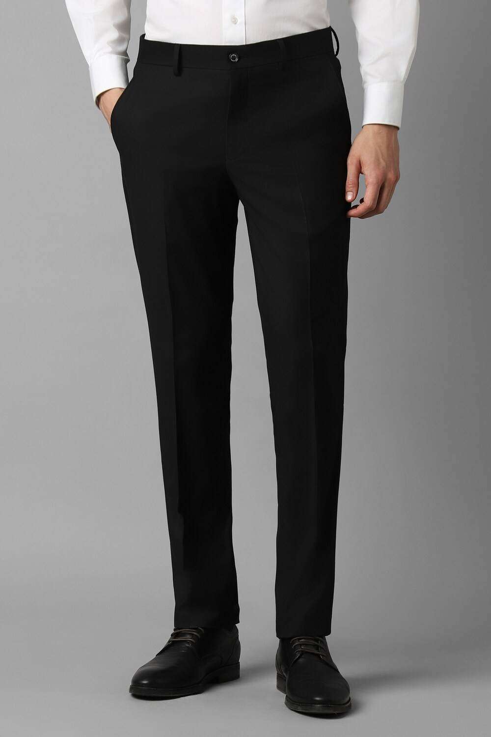 Textured-Polyester-Viscose-Slim-Fit-Men-s-Trousers