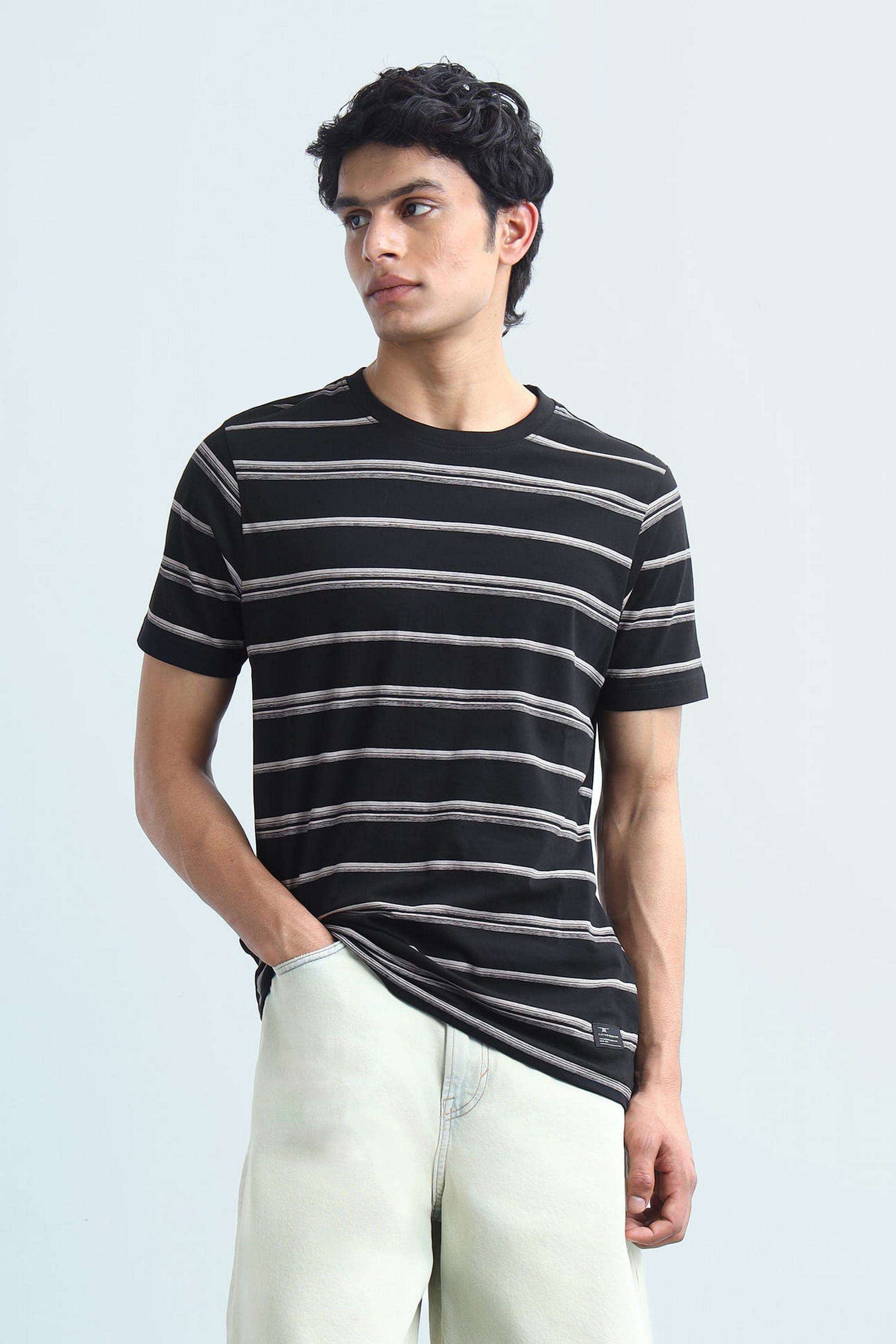 Stripes-Cotton-Round-Neck-Men-s-T-Shirt