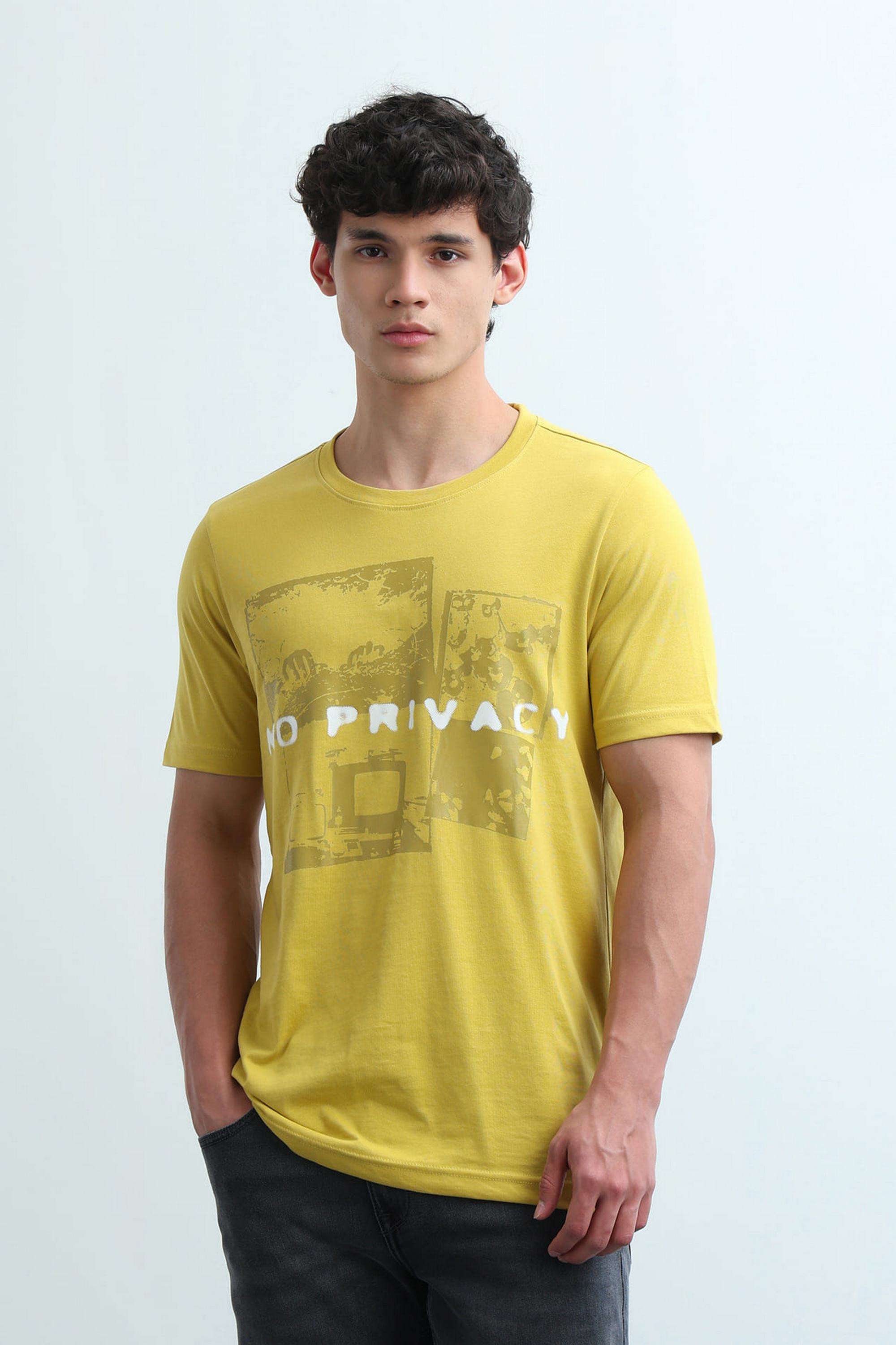 Printed-Blended-Fabric-Round-Neck-Men-s-T-Shirt