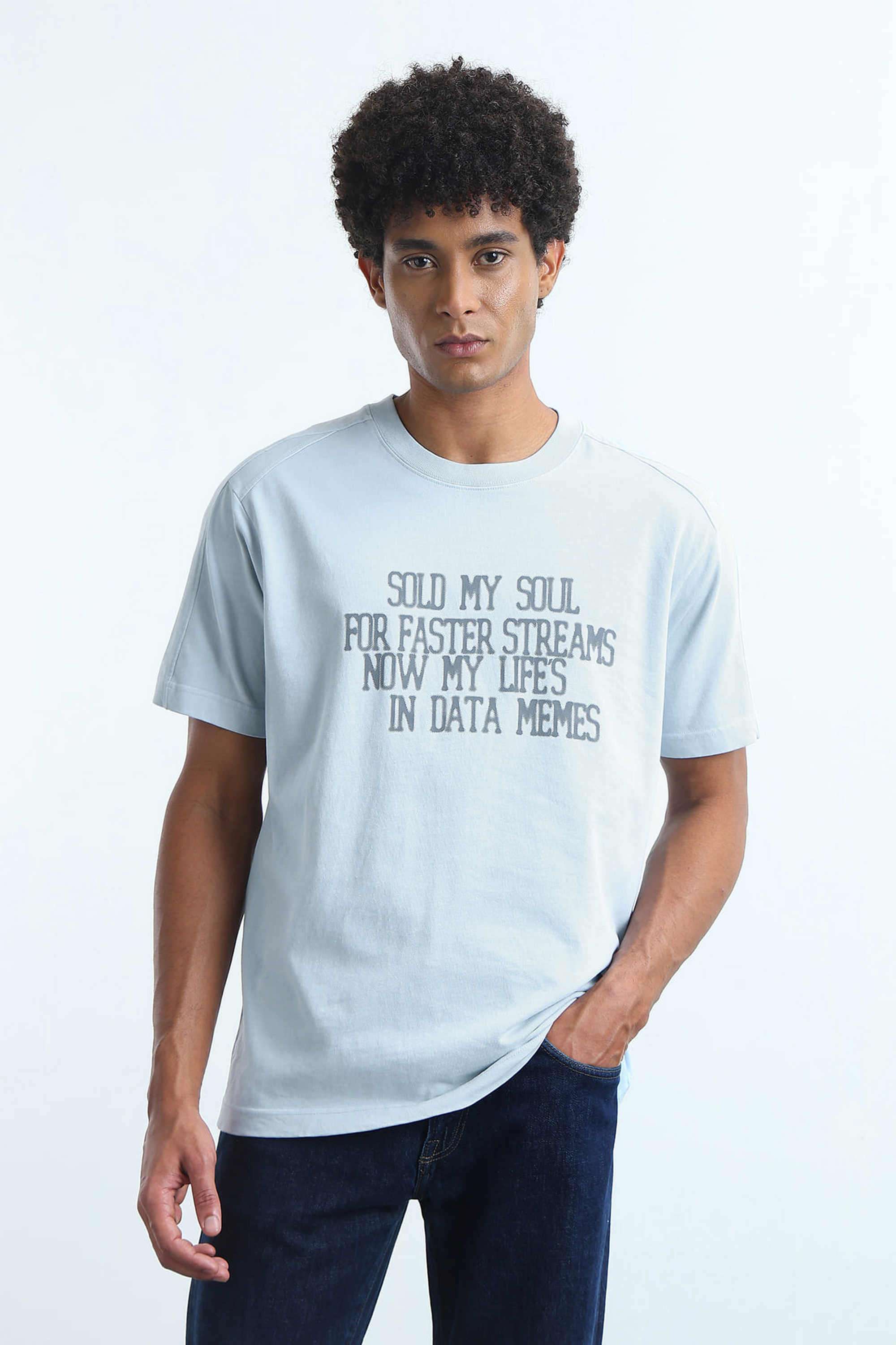 Solid-Cotton-Round-Neck-Men-s-T-Shirt