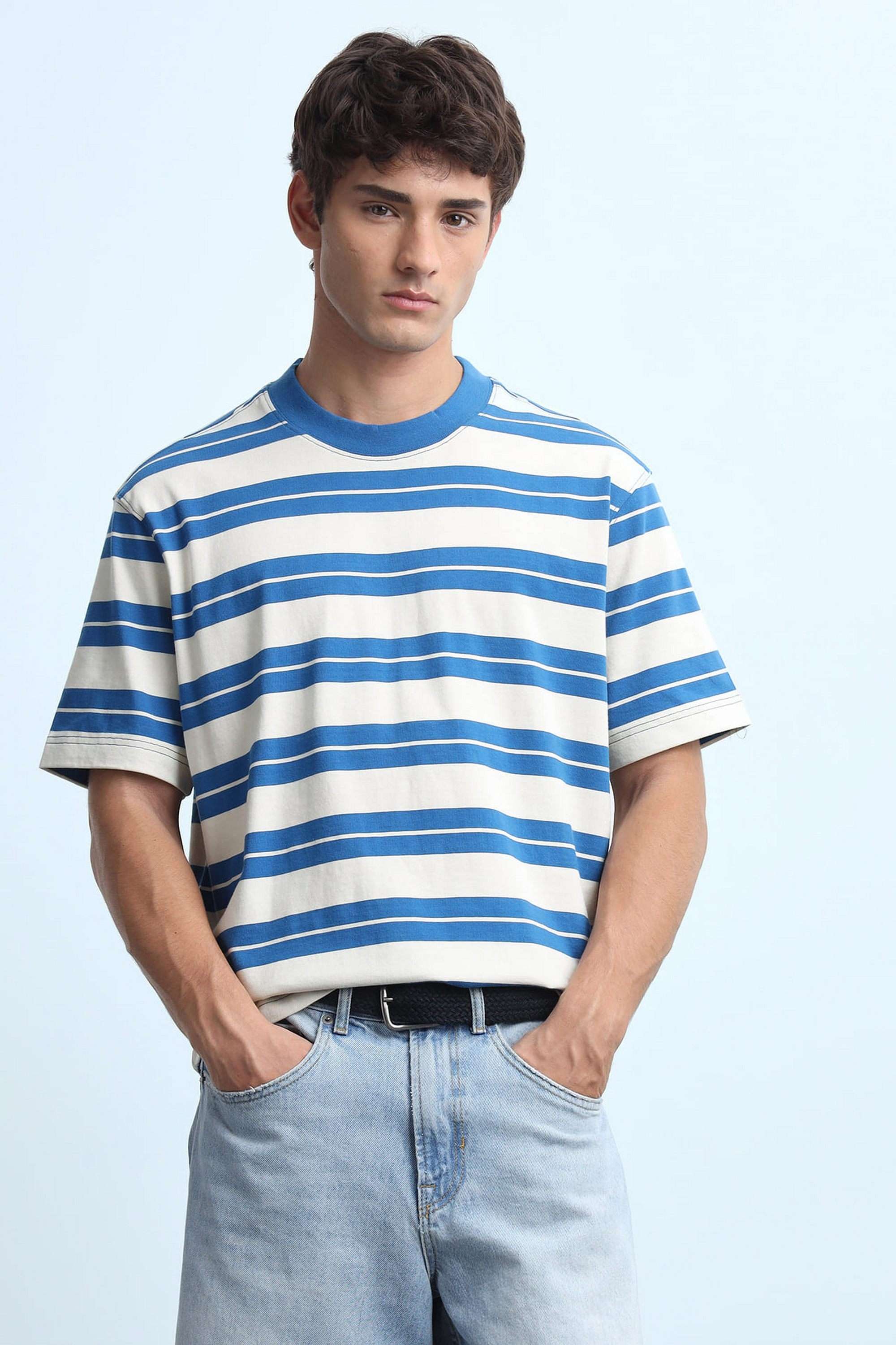 Stripes-Cotton-Round-Neck-Men-s-T-Shirt