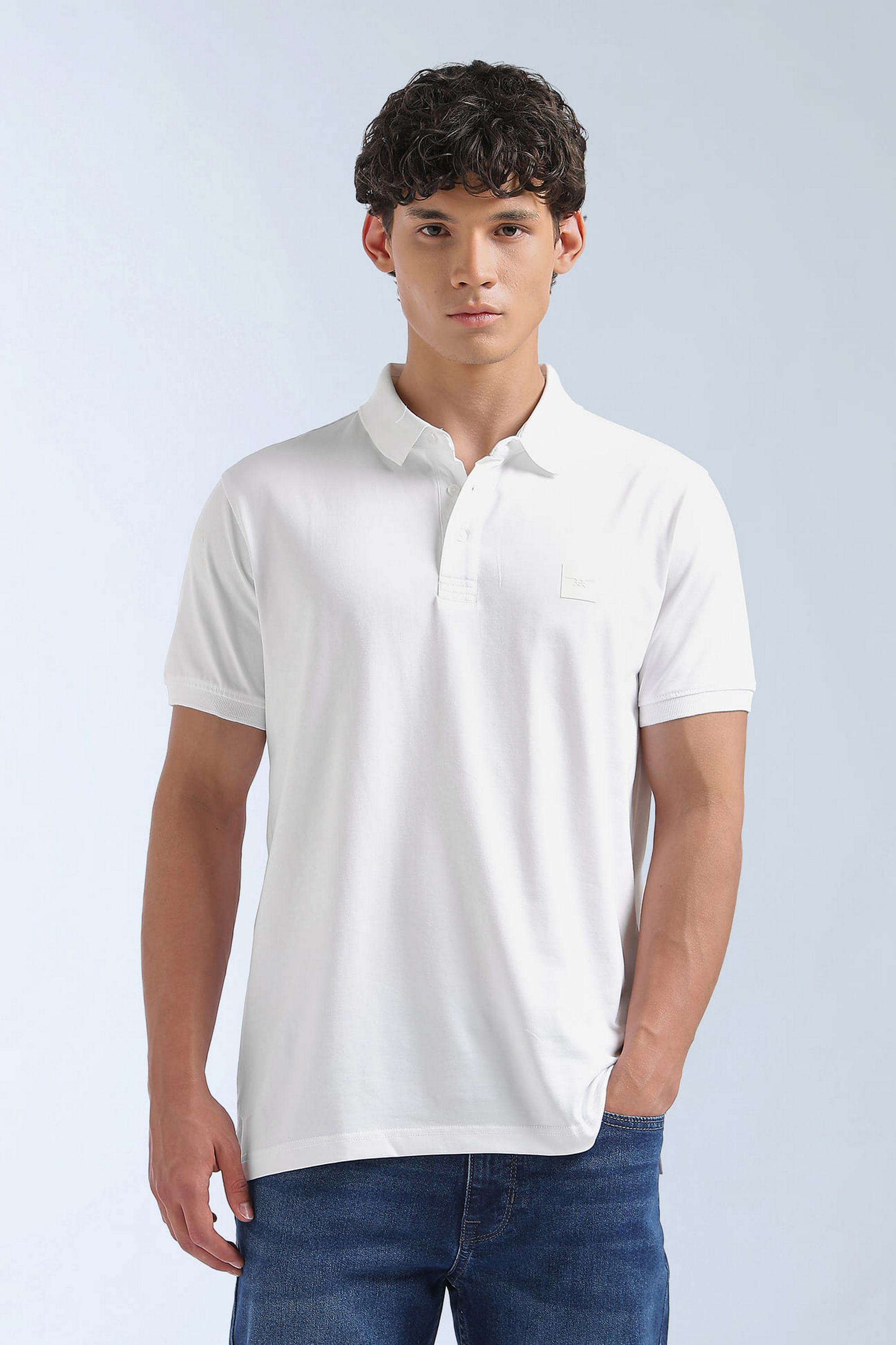 Solid-Cotton-Polo-Men-s-T-Shirt
