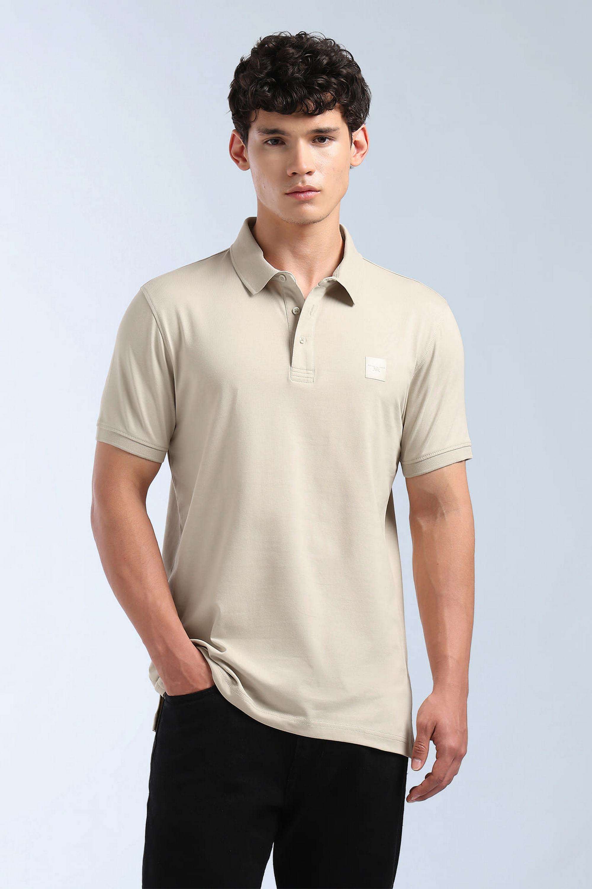 Solid-Cotton-Polo-Men-s-T-Shirt