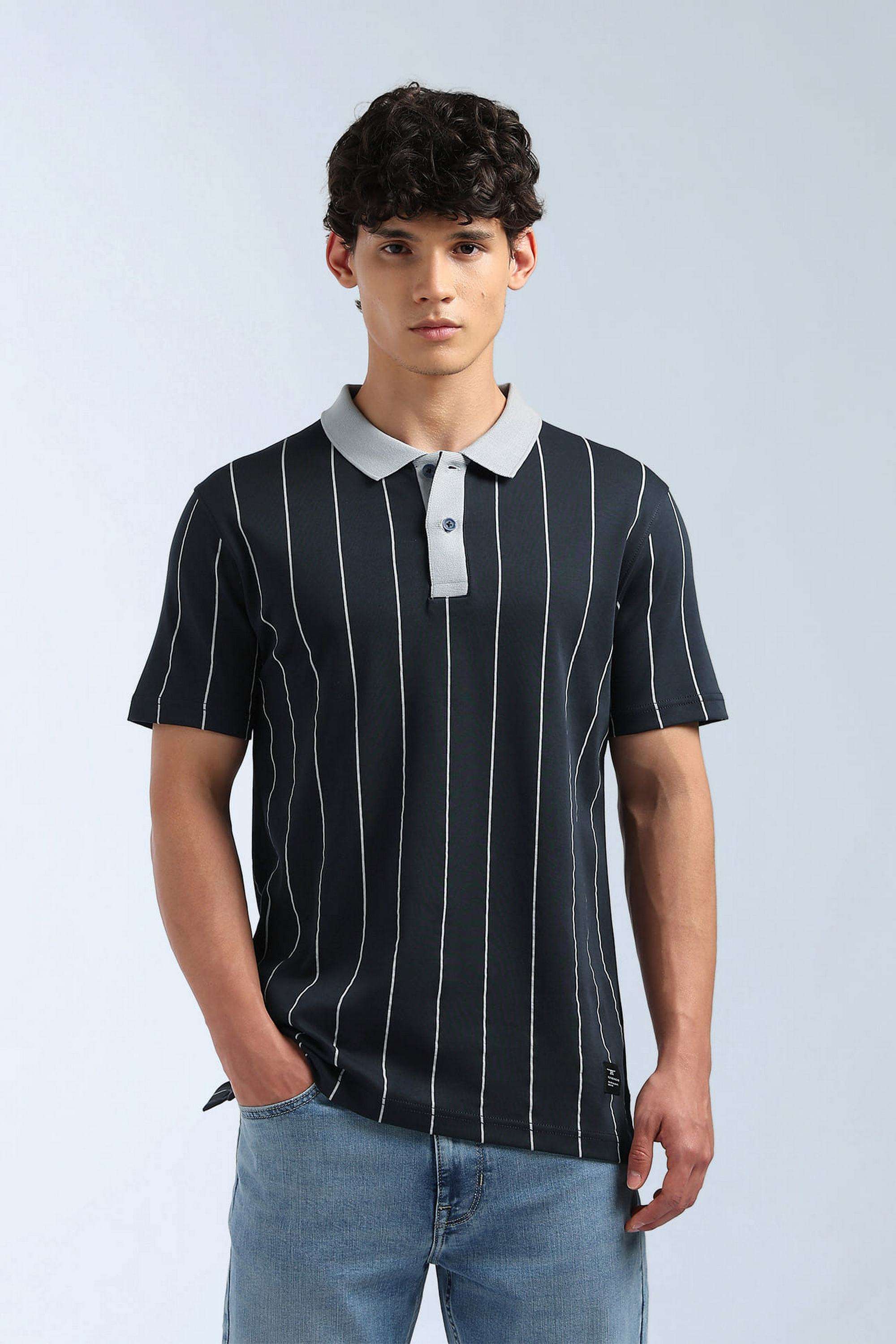Stripes-Cotton-Polo-Men-s-T-Shirt