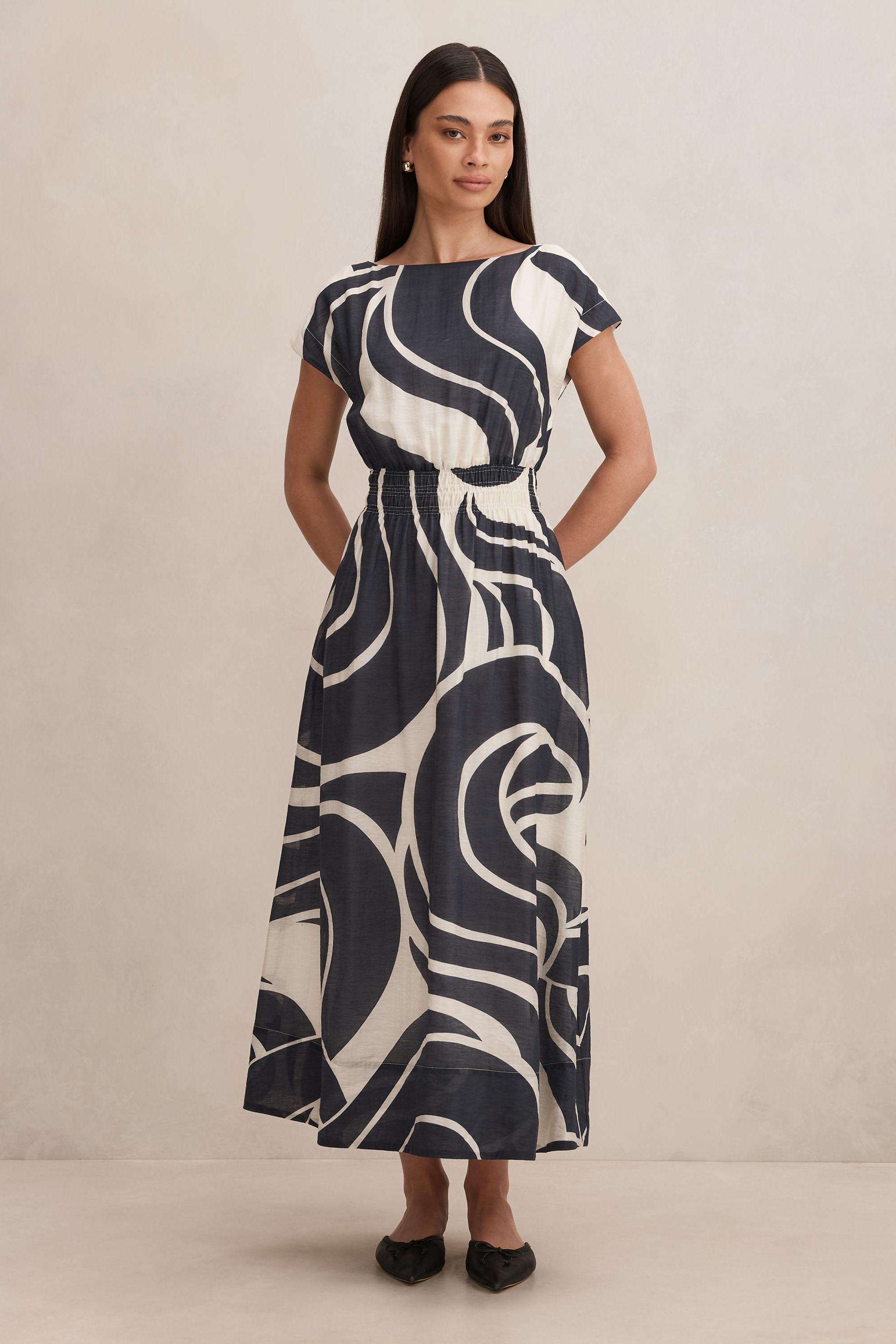 Solid-Blended-Fabric-Women-Dress