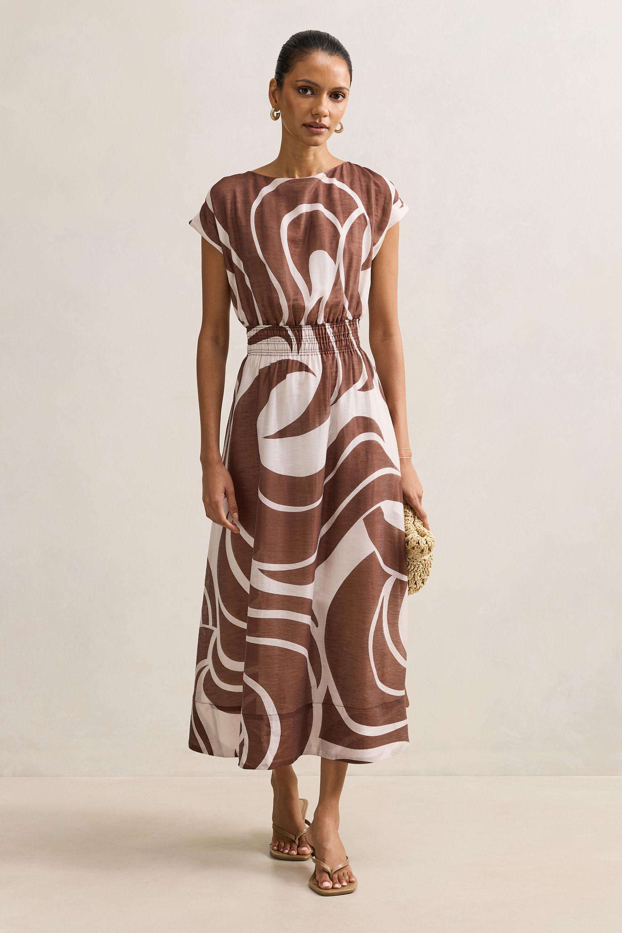 Solid-Blended-Fabric-Women-s-Dress