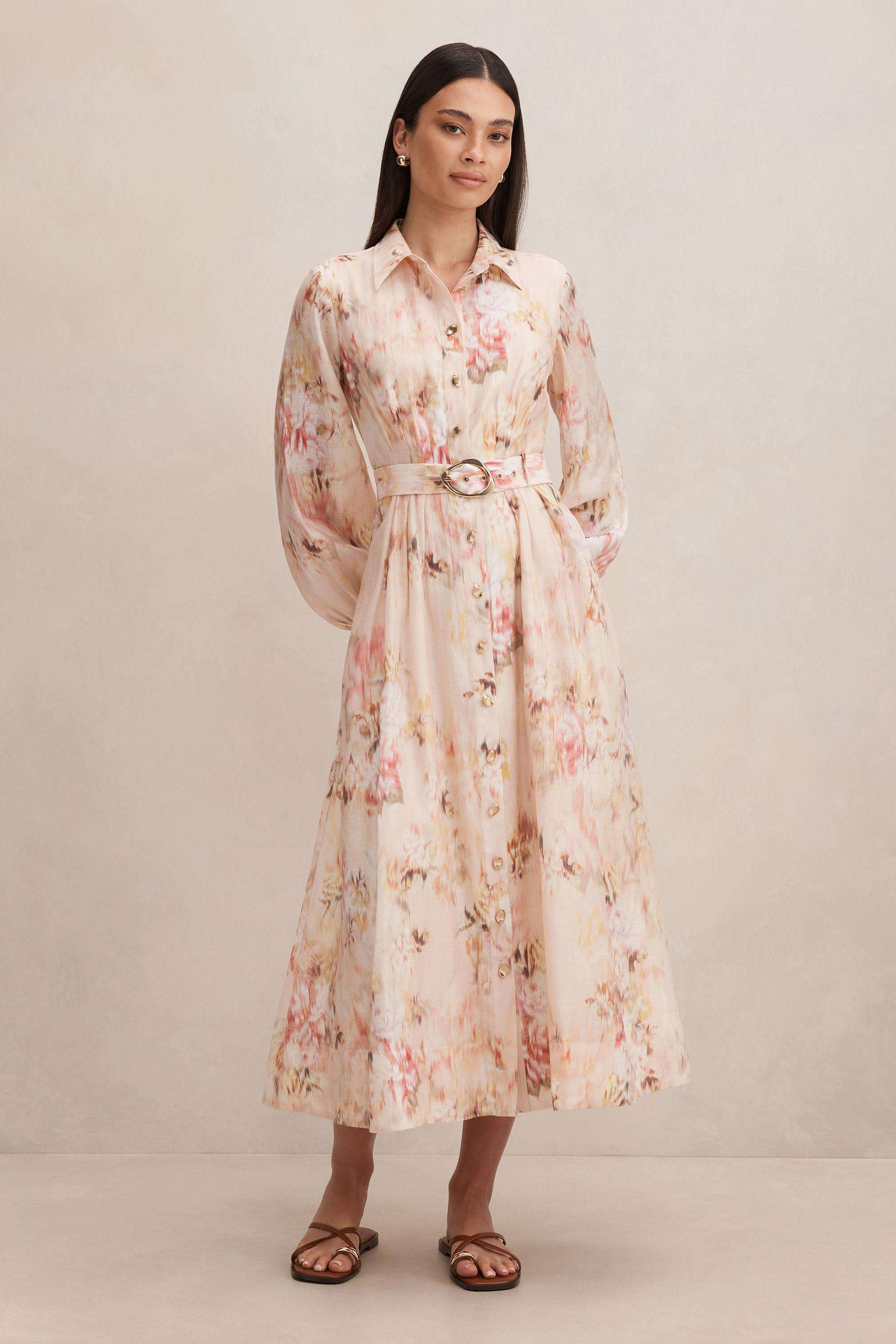 Solid-Blended-Fabric-Women-s-Dress