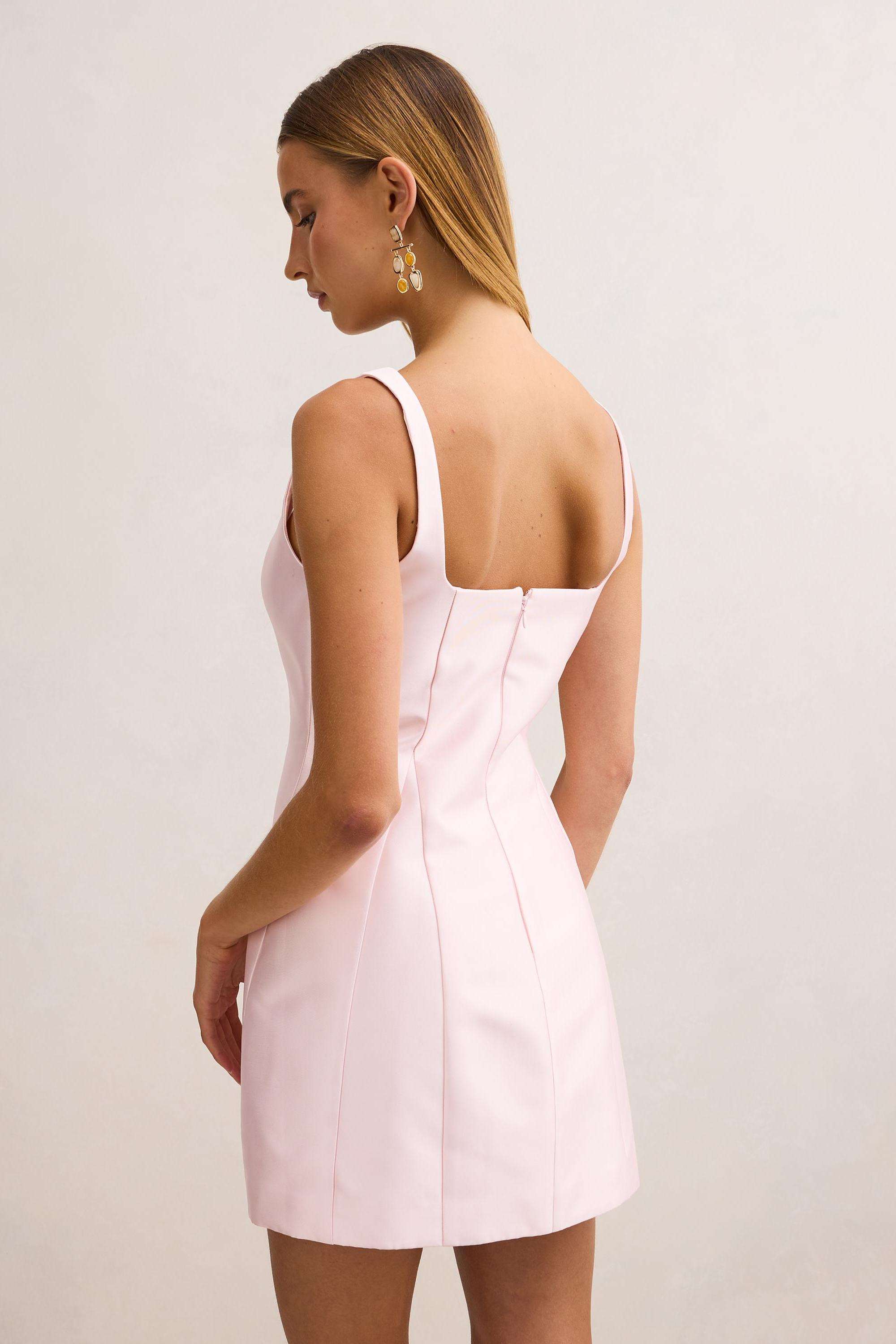 Solid-Blended-Fabric-Women-Dress
