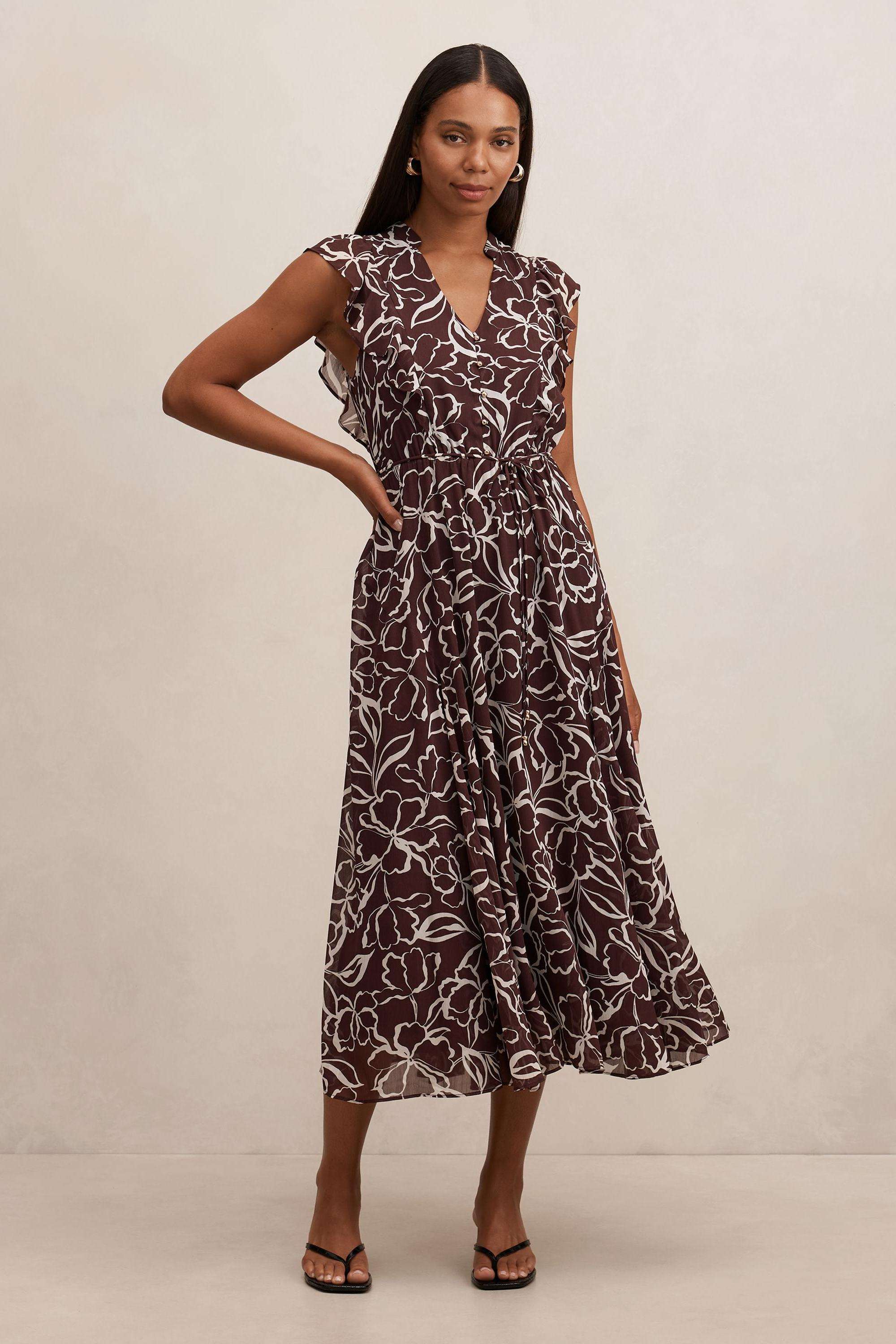 Solid-Blended-Fabric-Women-s-Dress