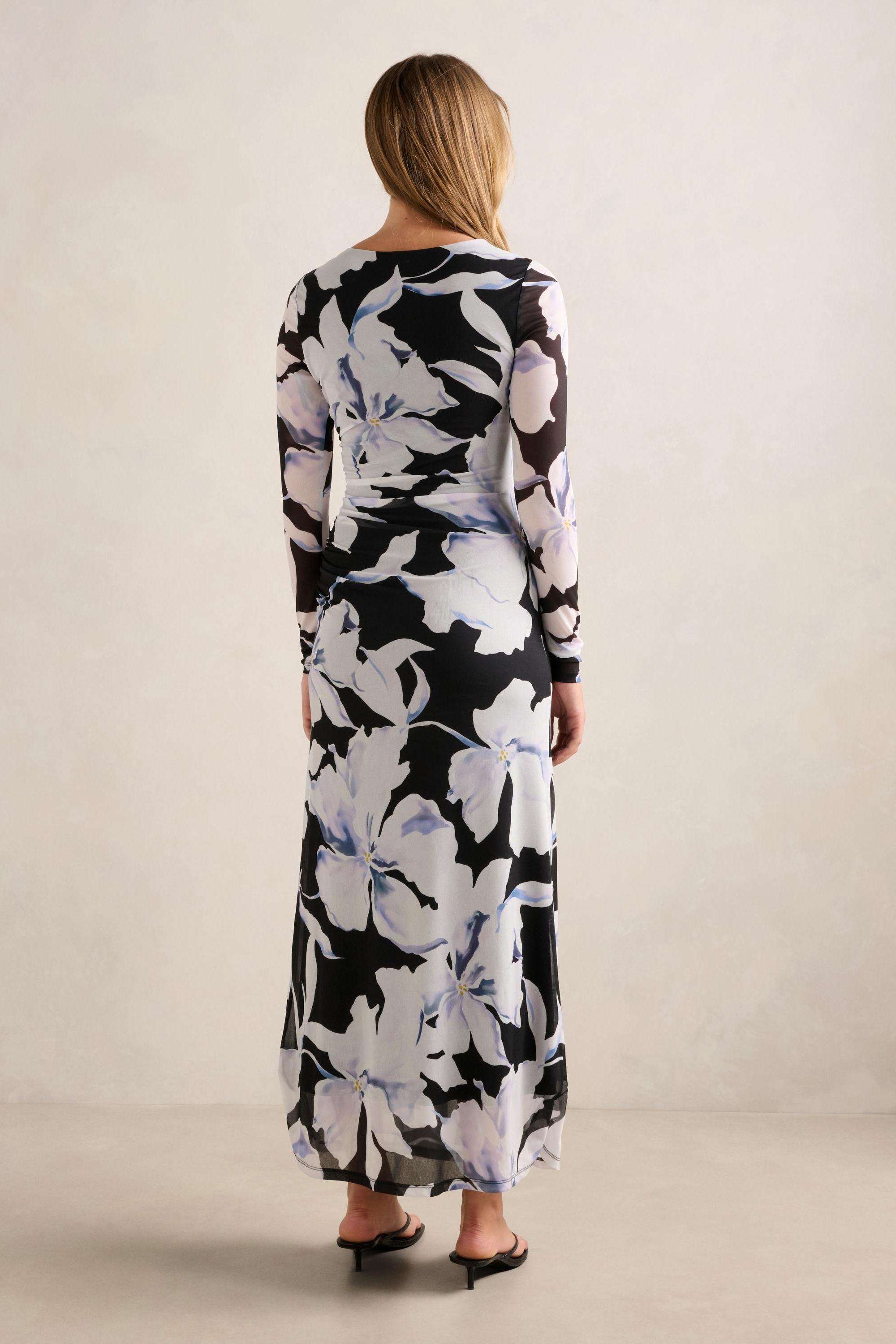 Solid-Blended-Fabric-Women-Dress