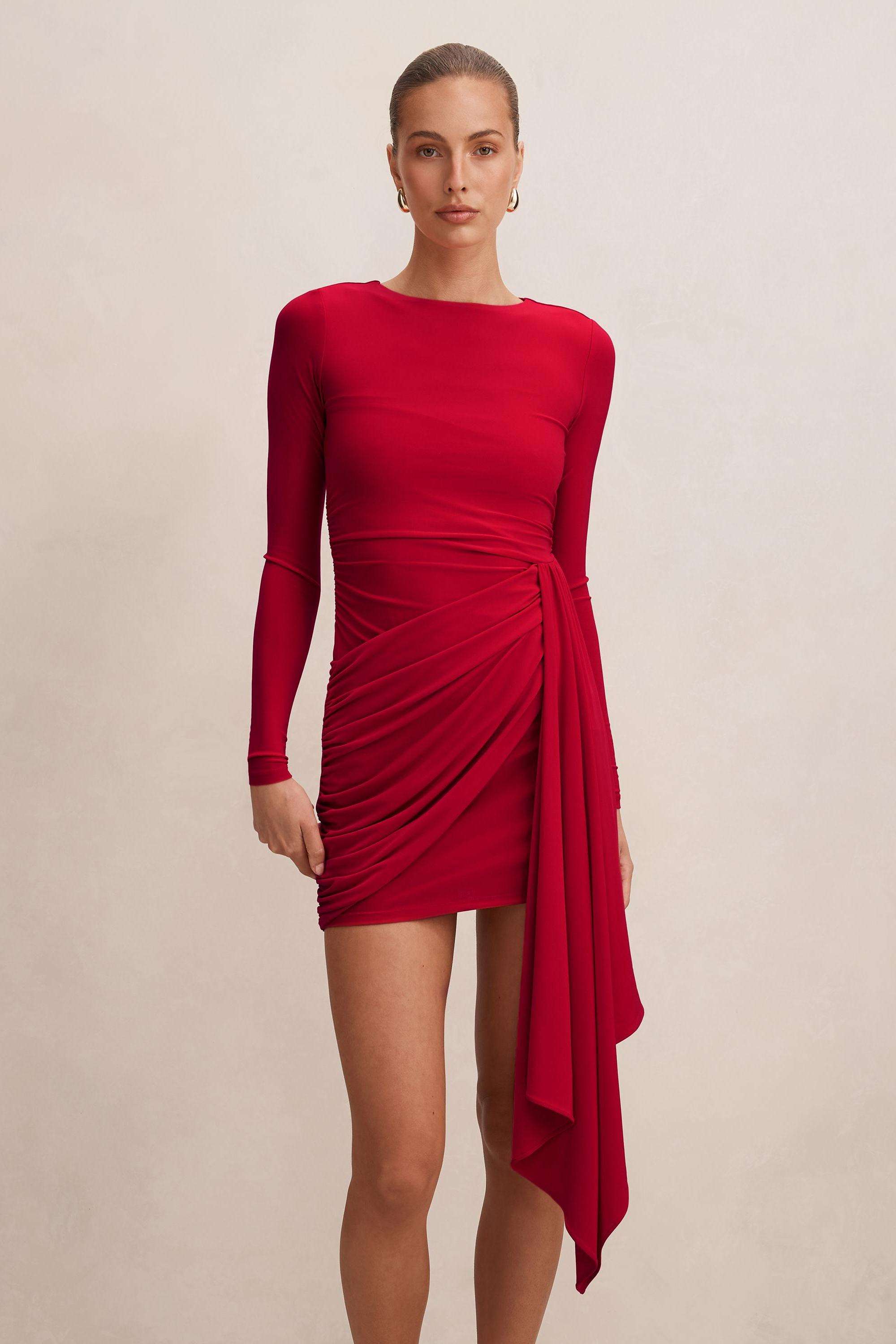 forever new Solid Blended Fabric Women's Dress-picture-10