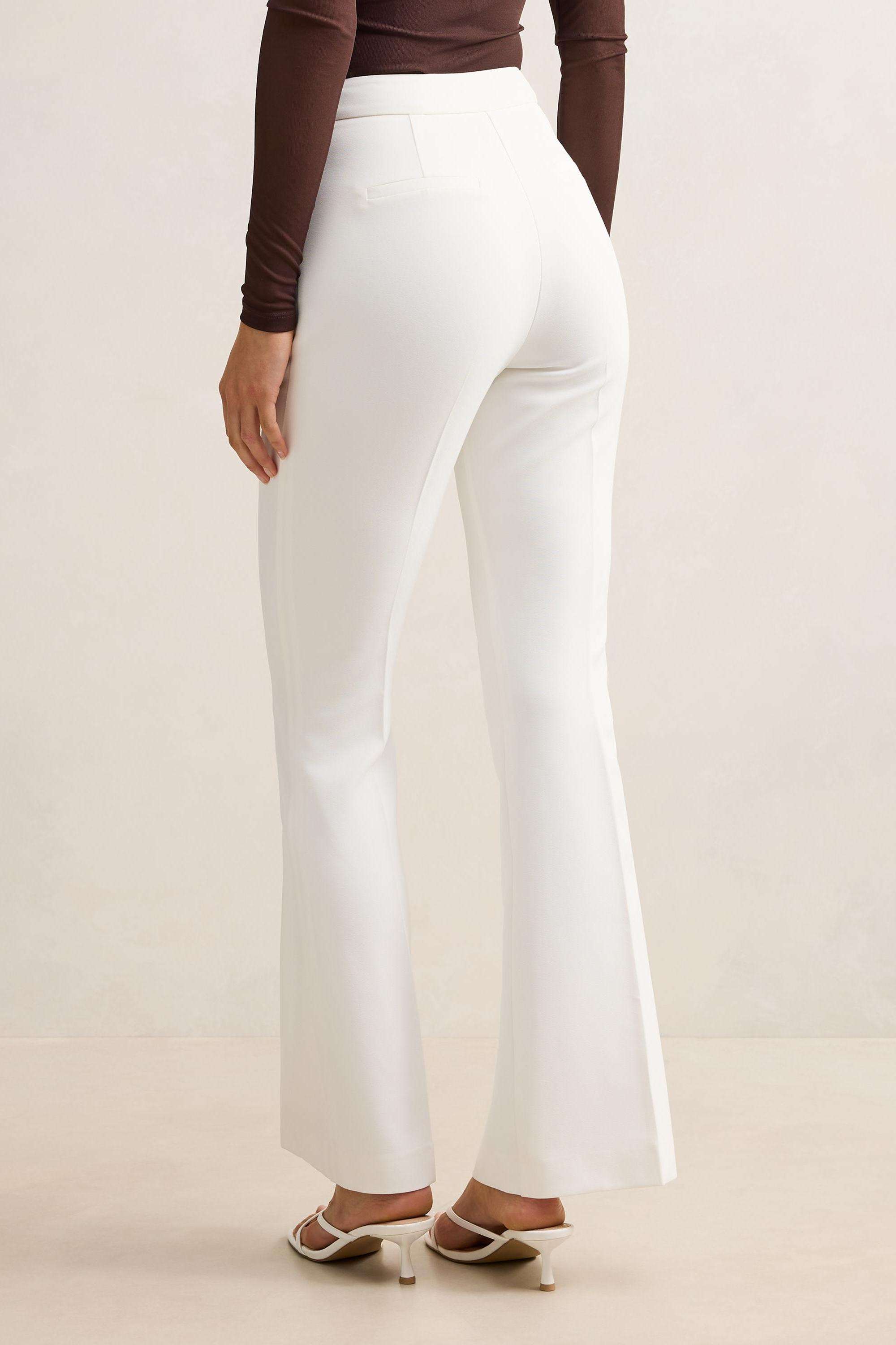 Solid-Regular-Fit-Blended-Fabric-Women-s-Casual-Wear-Pants