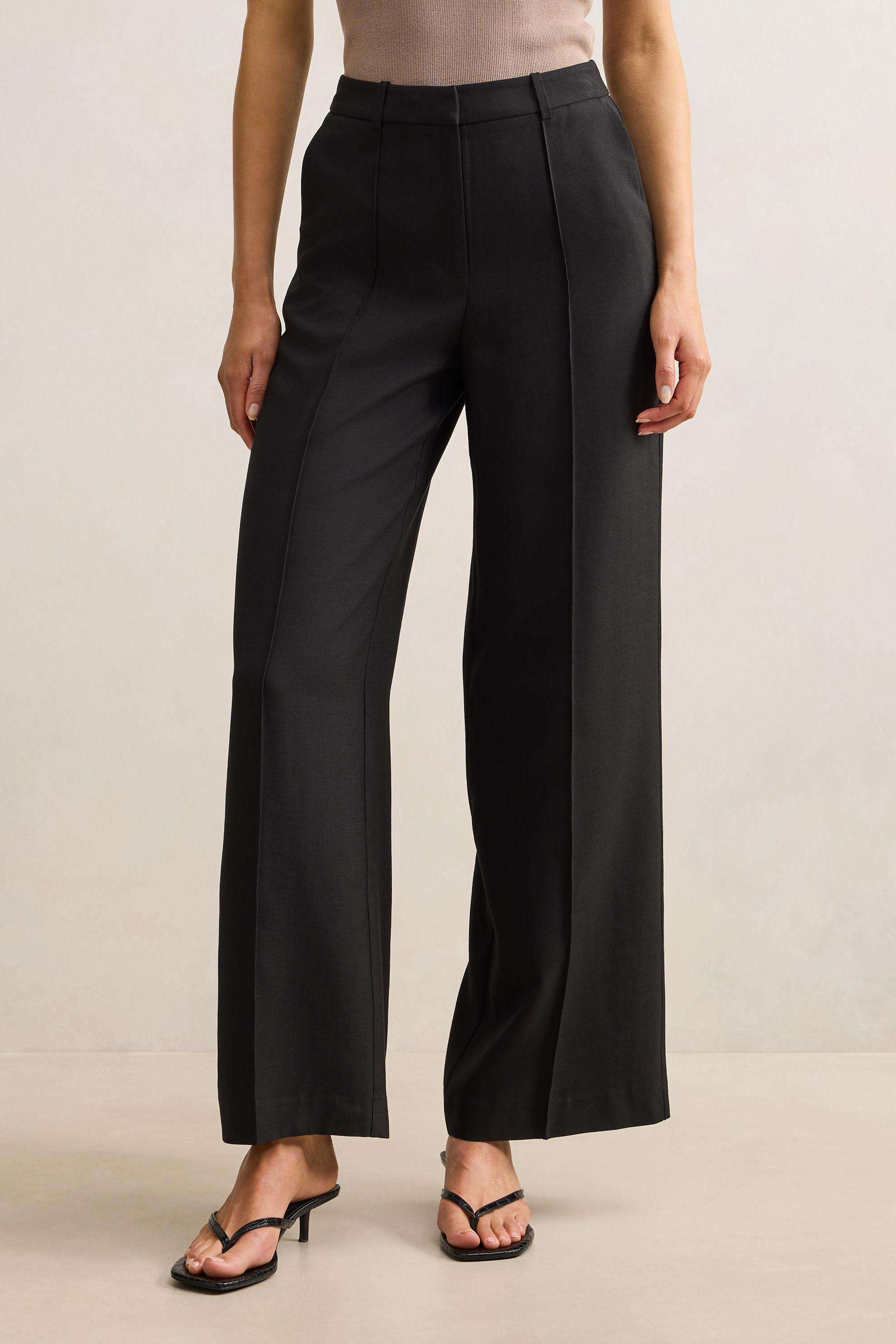 Solid-Blended-Fabric-Women-s-Top