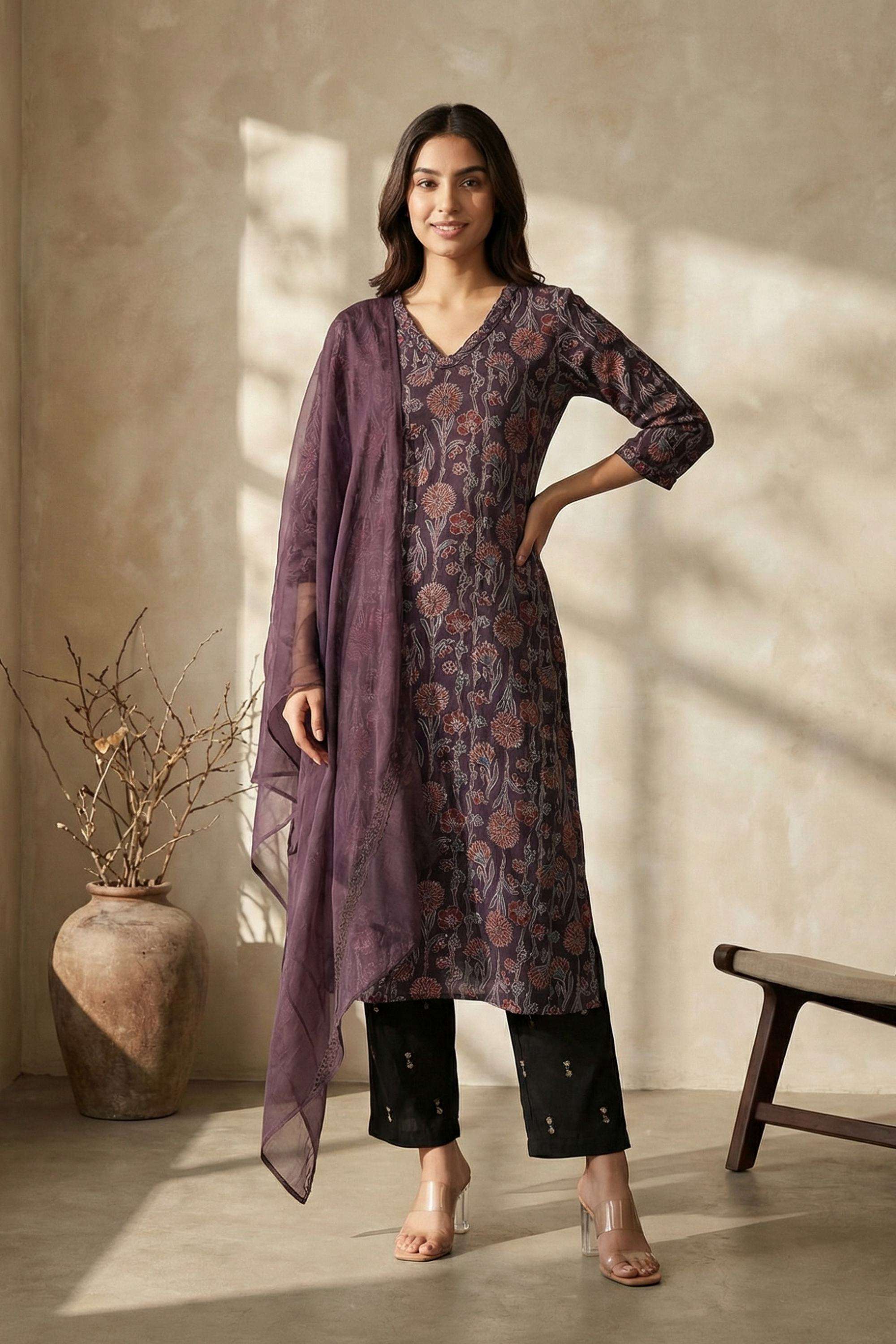 Solid-Organza-Woven-Women-s-Dupatta