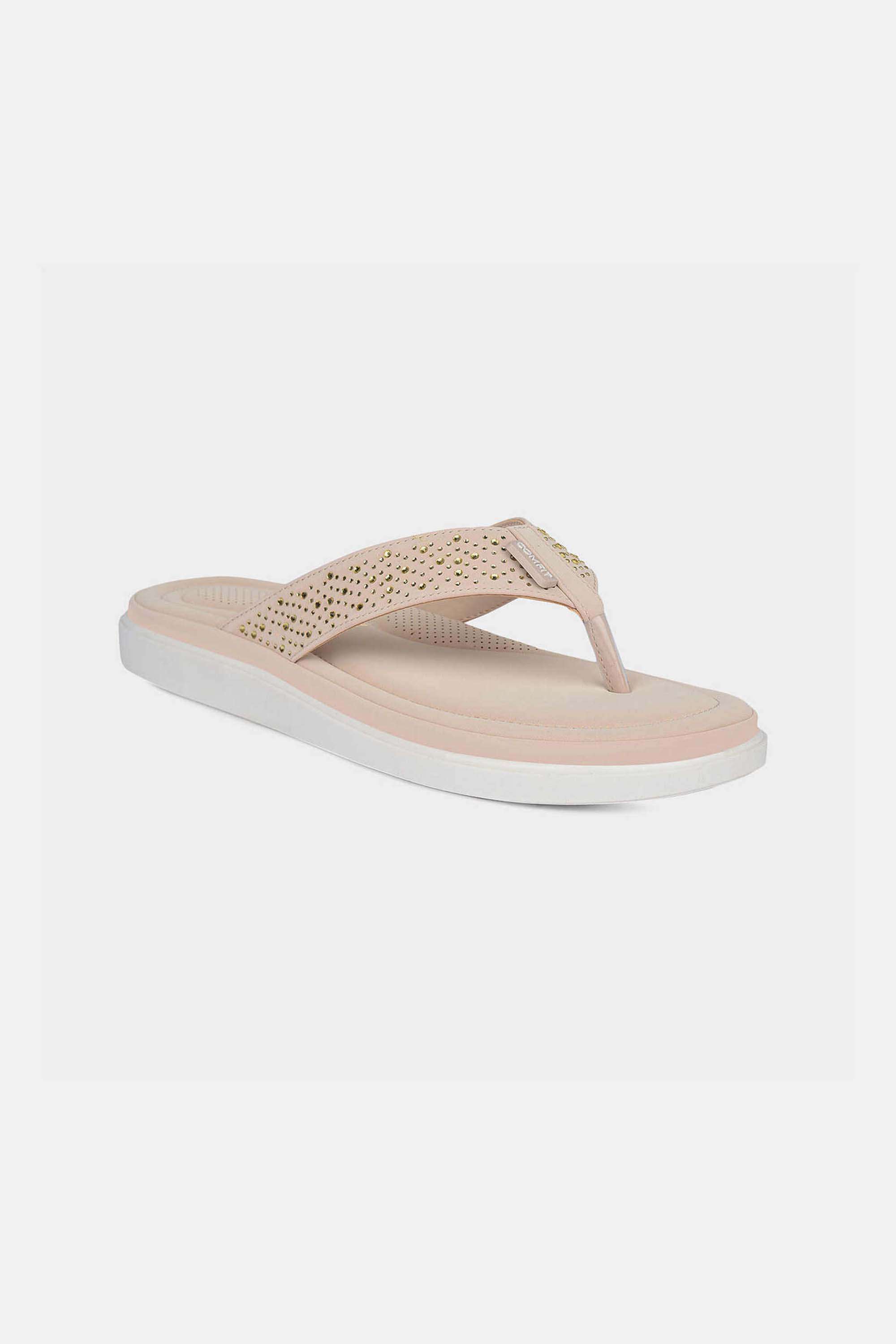 SHEEN-PU-Slip-On-Women-s-Casual-Wear-Slippers