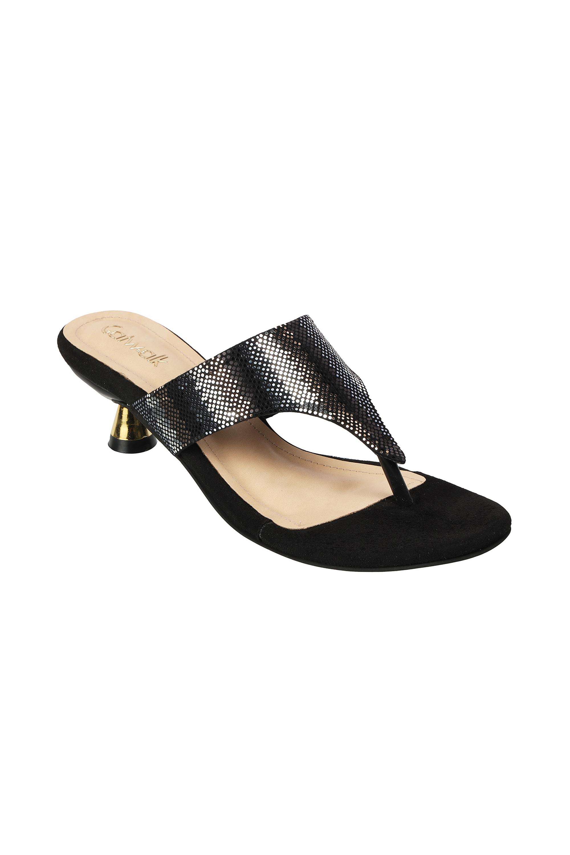 Suede-Slip-On-Women-s-Casual-Wear-Heels