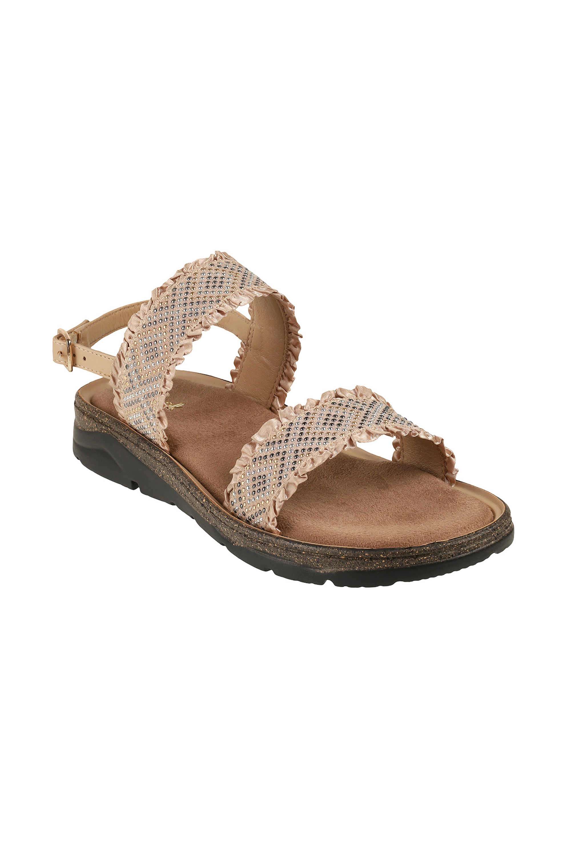 Leather-Buckle-Women-s-Casual-Wear-Sandals