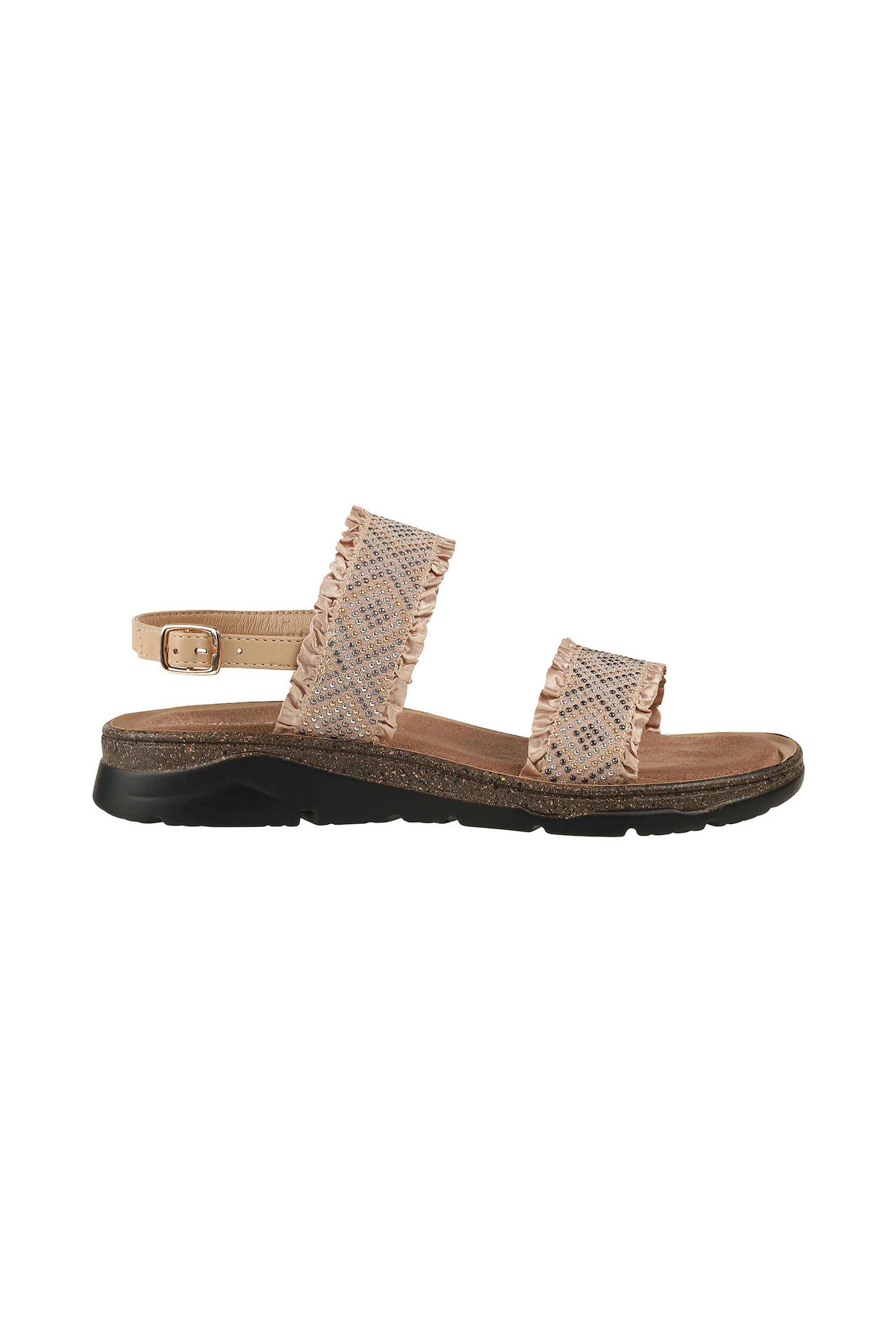 Leather-Buckle-Women-s-Casual-Wear-Sandals