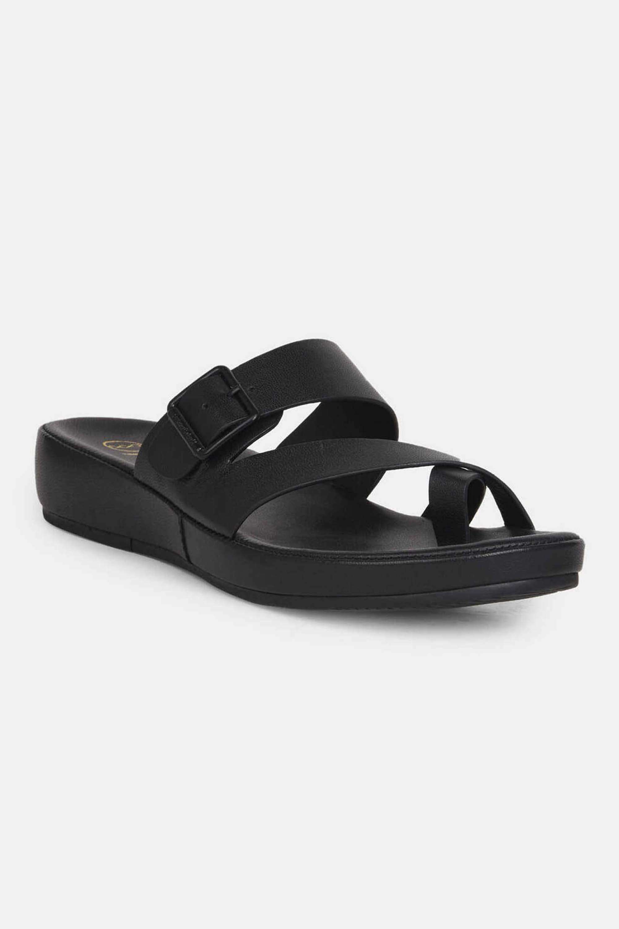 Erica-Leather-Buckle-Women-s-Casual-Wear-Flats