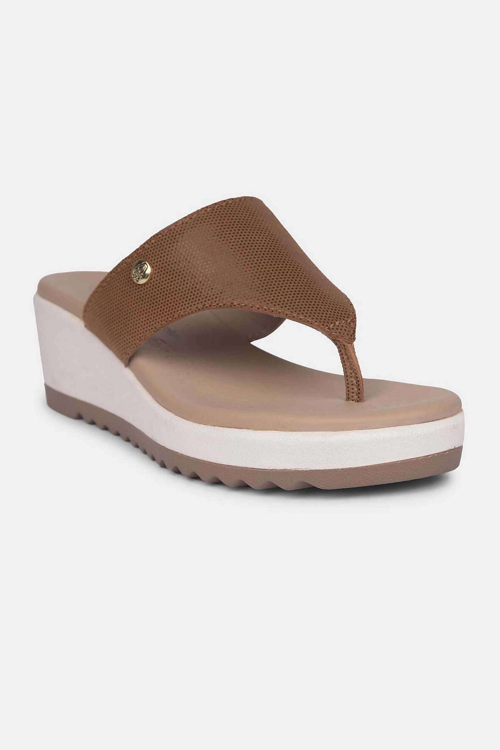 Scarlet-Leather-Slip-On-Women-s-Casual-Wear-Sandals