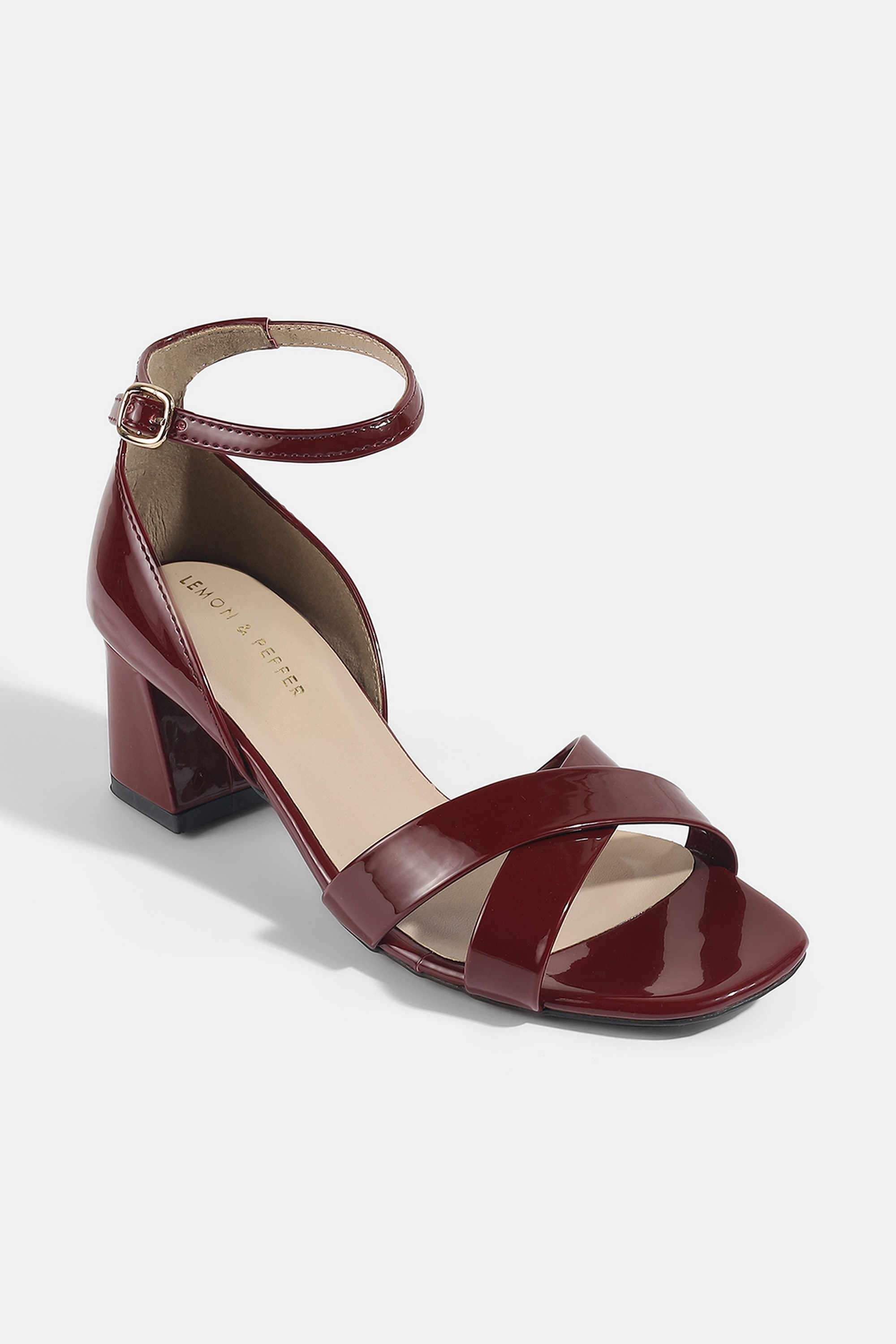 Patent-Buckle-Women-s-Casual-Wear-Sandals