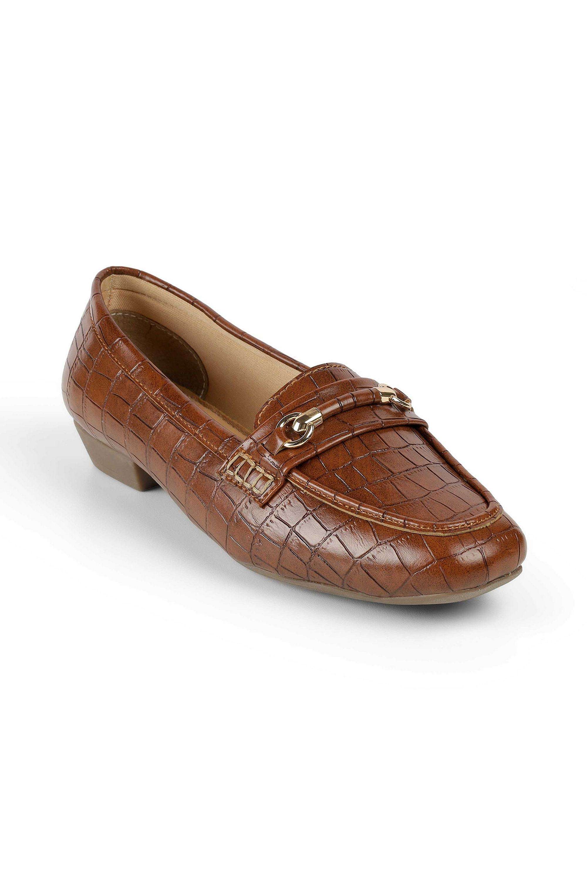 Croco-Synthetic-Slip-On-Women-s-Loafers