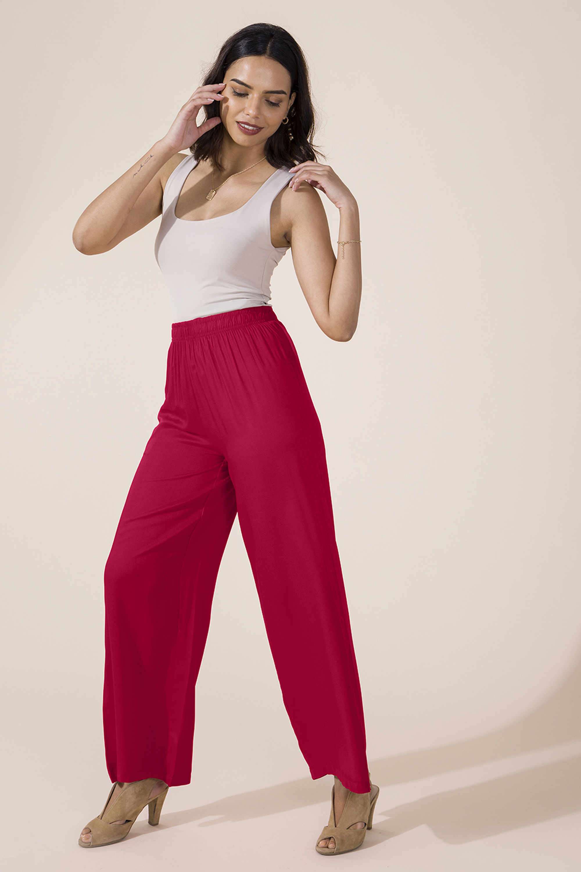 Solid-Regular-Fit-Cotton-Women-s-Ankle-Length-Palazzos