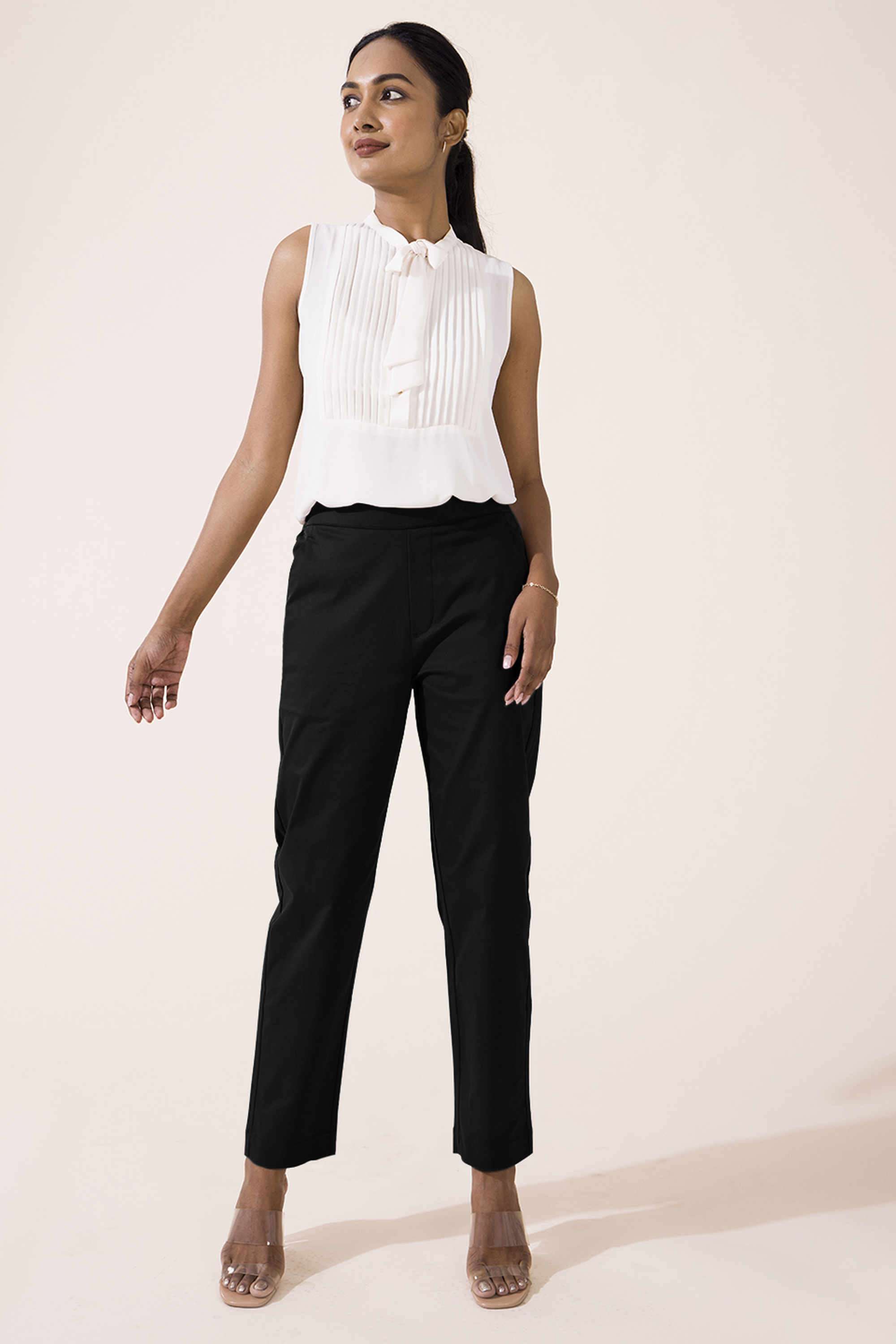 Solid-Regular-Fit-Cotton-Women-s-Casual-Wear-Pants