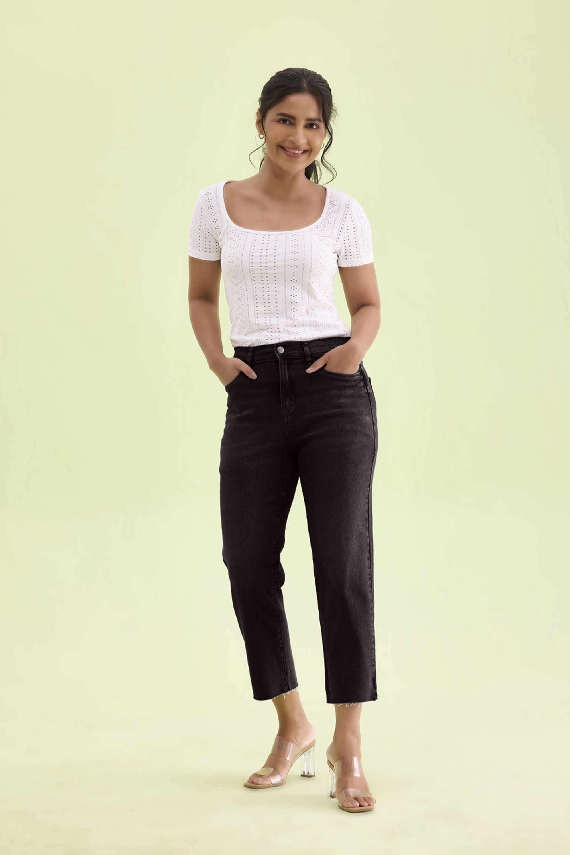 Solid-Ankle-Length-Cotton-Women-s-Jeggings