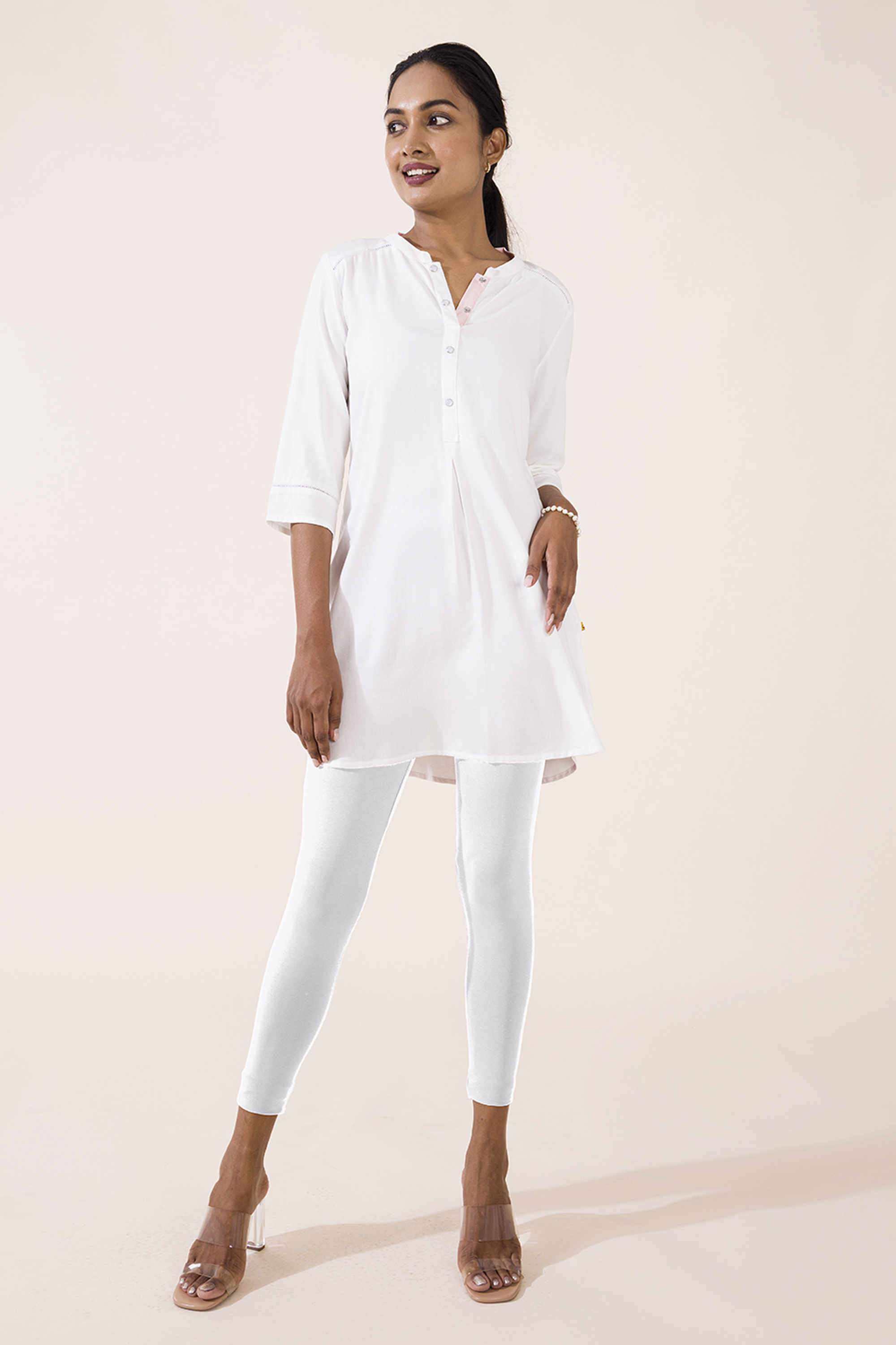 Solid-Ankle-Length-Cotton-Women-s-Leggings