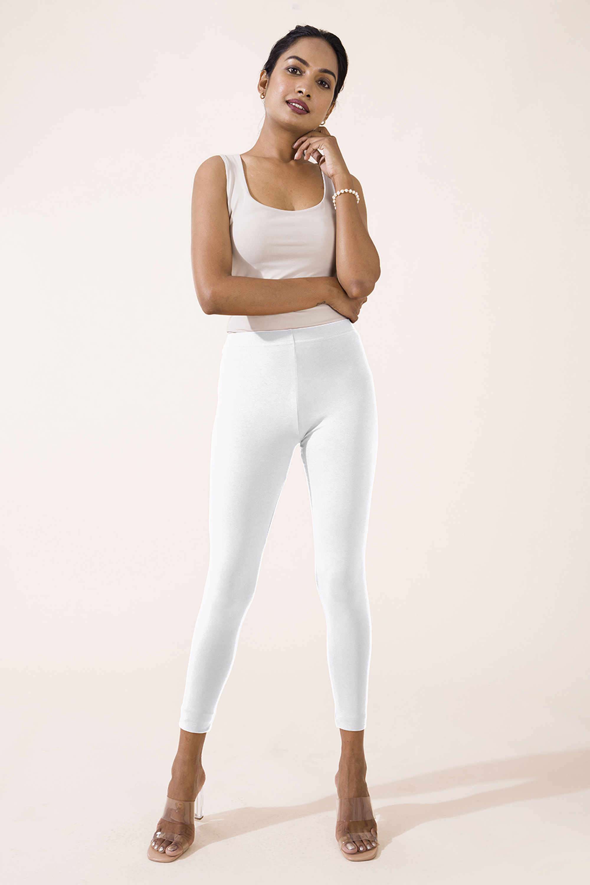Solid-Ankle-Length-Cotton-Women-s-Leggings