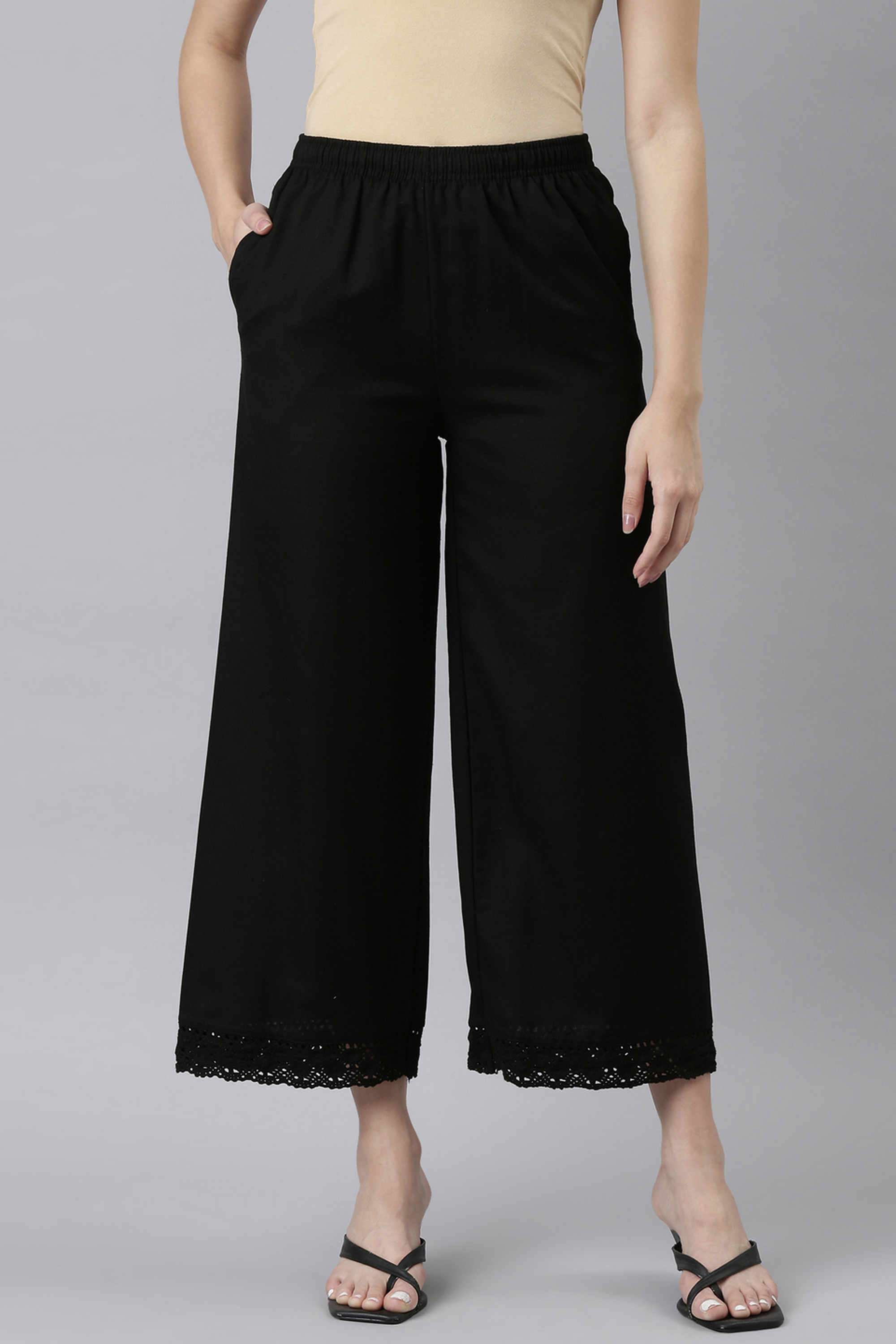 Solid-Regular-Fit-Viscose-Women-s-Ankle-Length-Palazzos