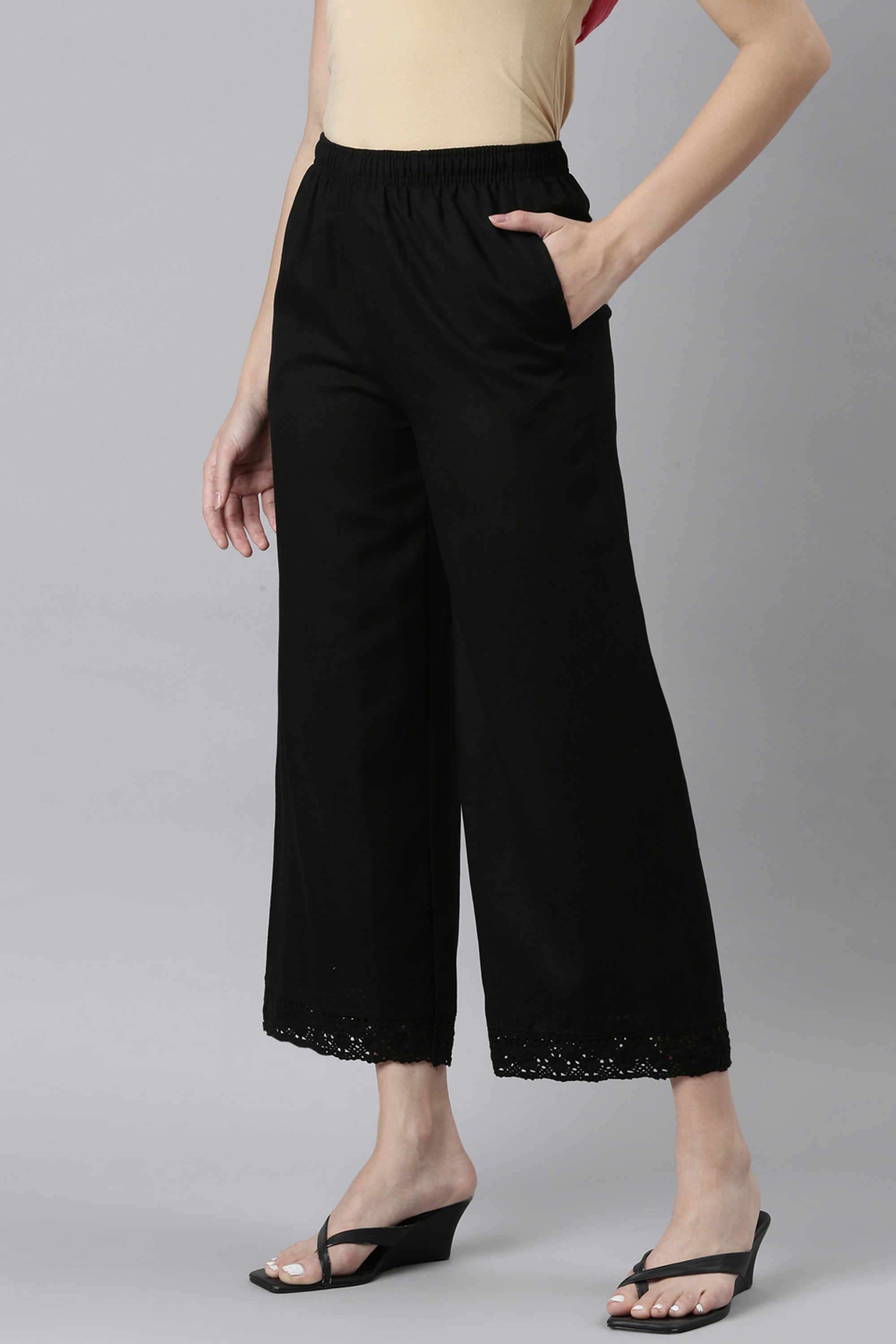 Solid-Regular-Fit-Viscose-Women-s-Ankle-Length-Palazzos
