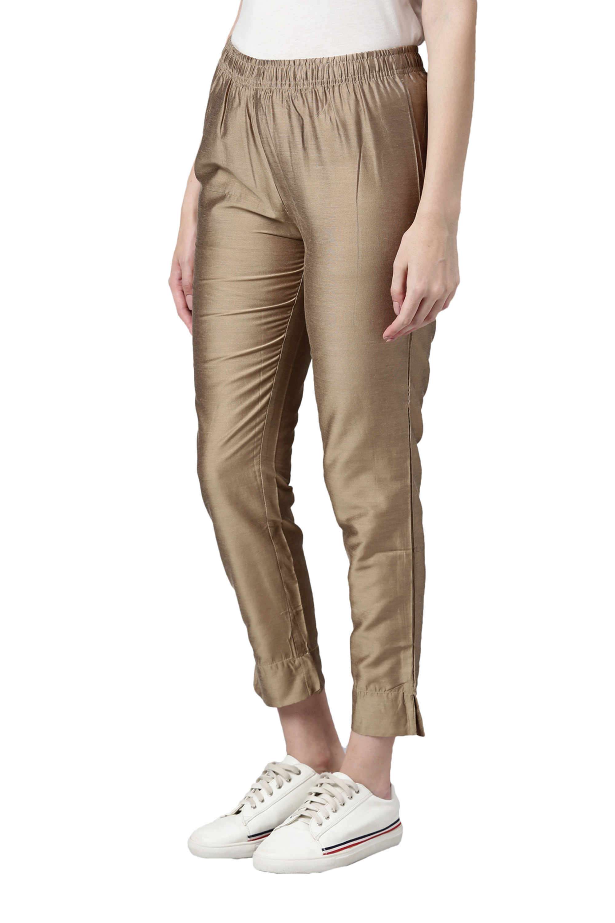 Solid-Regular-Fit-Modal-Women-s-Casual-Wear-Pants