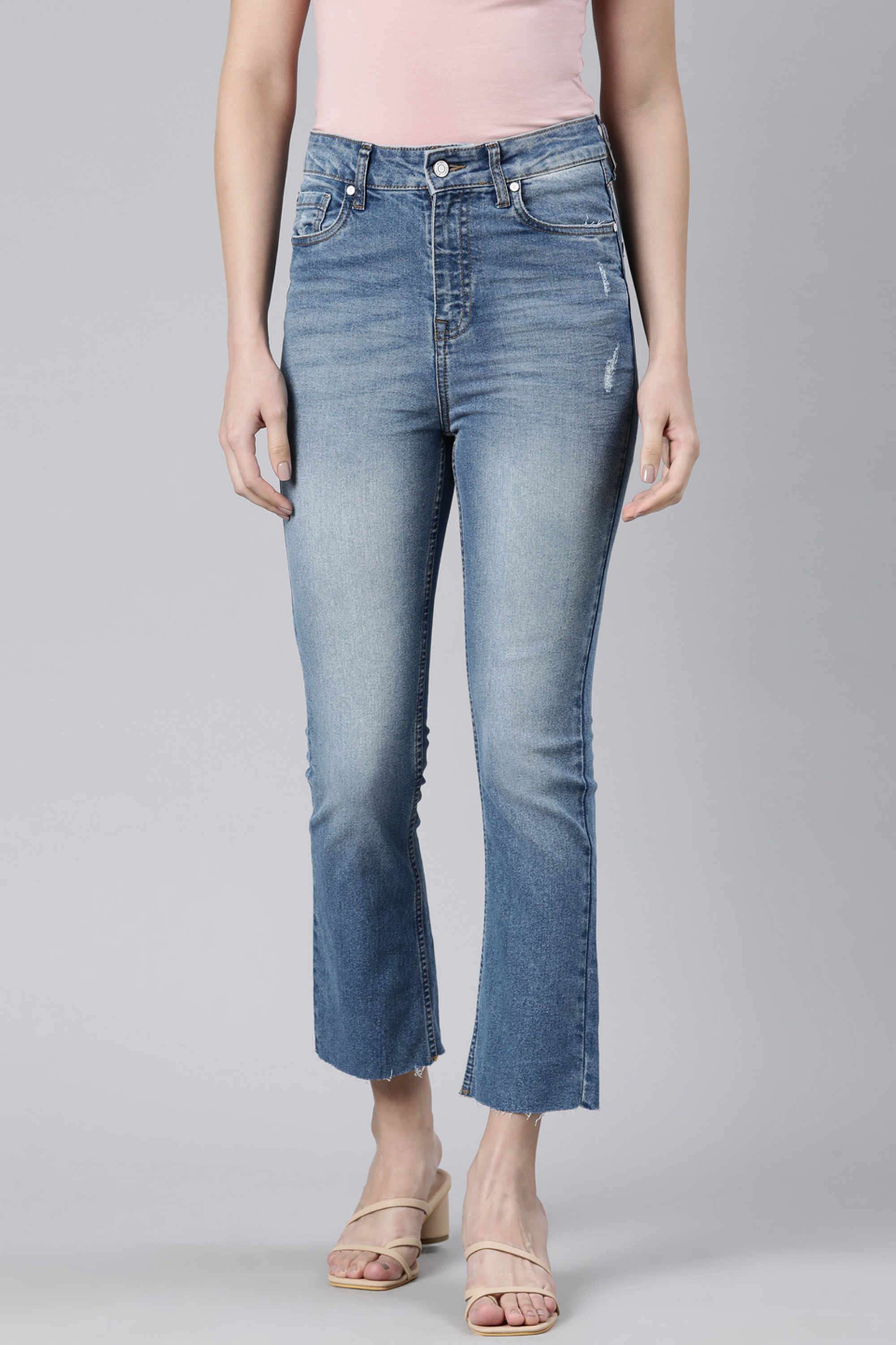Solid-Ankle-Length-Cotton-Women-s-Jeggings
